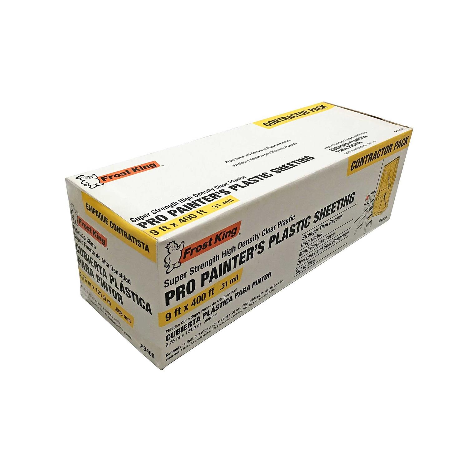 Frost King P9400 High Density Painter’s Plastic Sheeting - Cheap Fitting