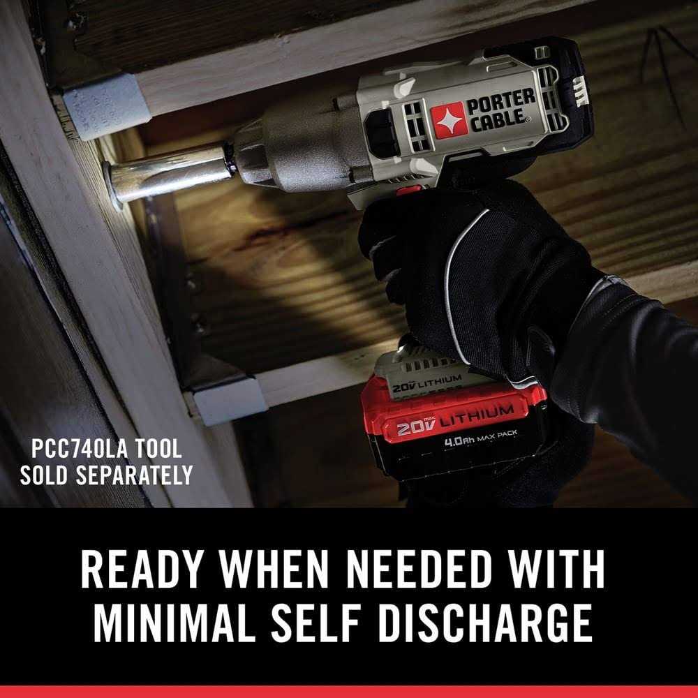 Porter-Cable PCC685LCK 20V MAX 4 Ah Lithium-Ion Battery and Rapid Charger Starter Kit - Cheap Fitting