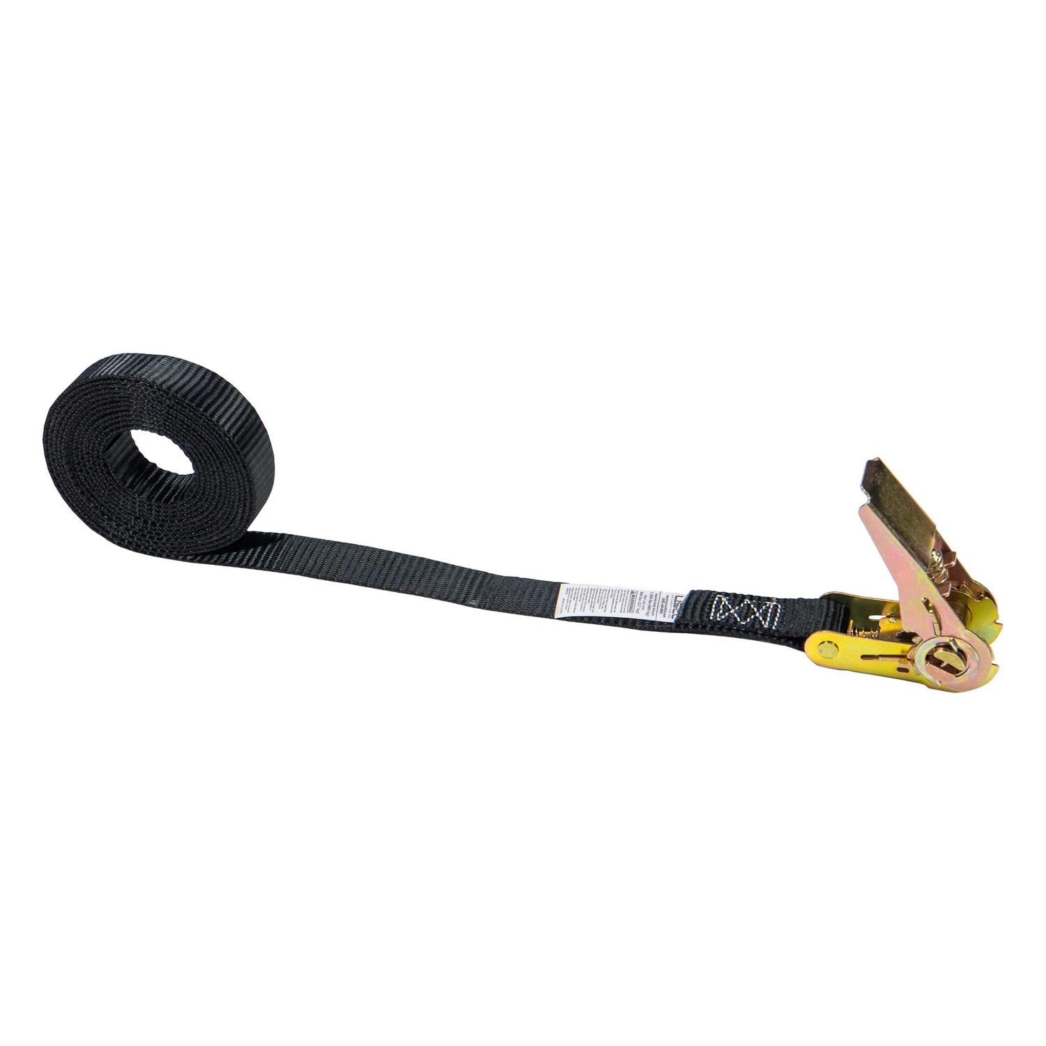 US Cargo Control 1 x 10′ Black Endless Ratchet Strap - Cheap Fitting