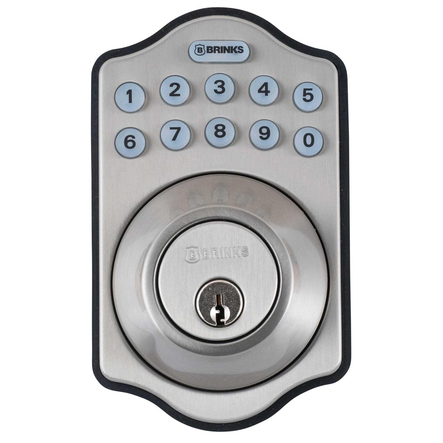 Brinks Electronic Deadbolt Door Lock - Cheap Fitting