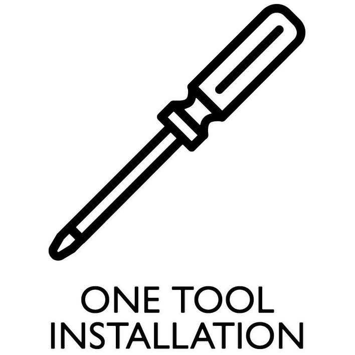 Design House 728006 Stratford 6-Way Universal Privacy Door Knob - Cheap Fitting