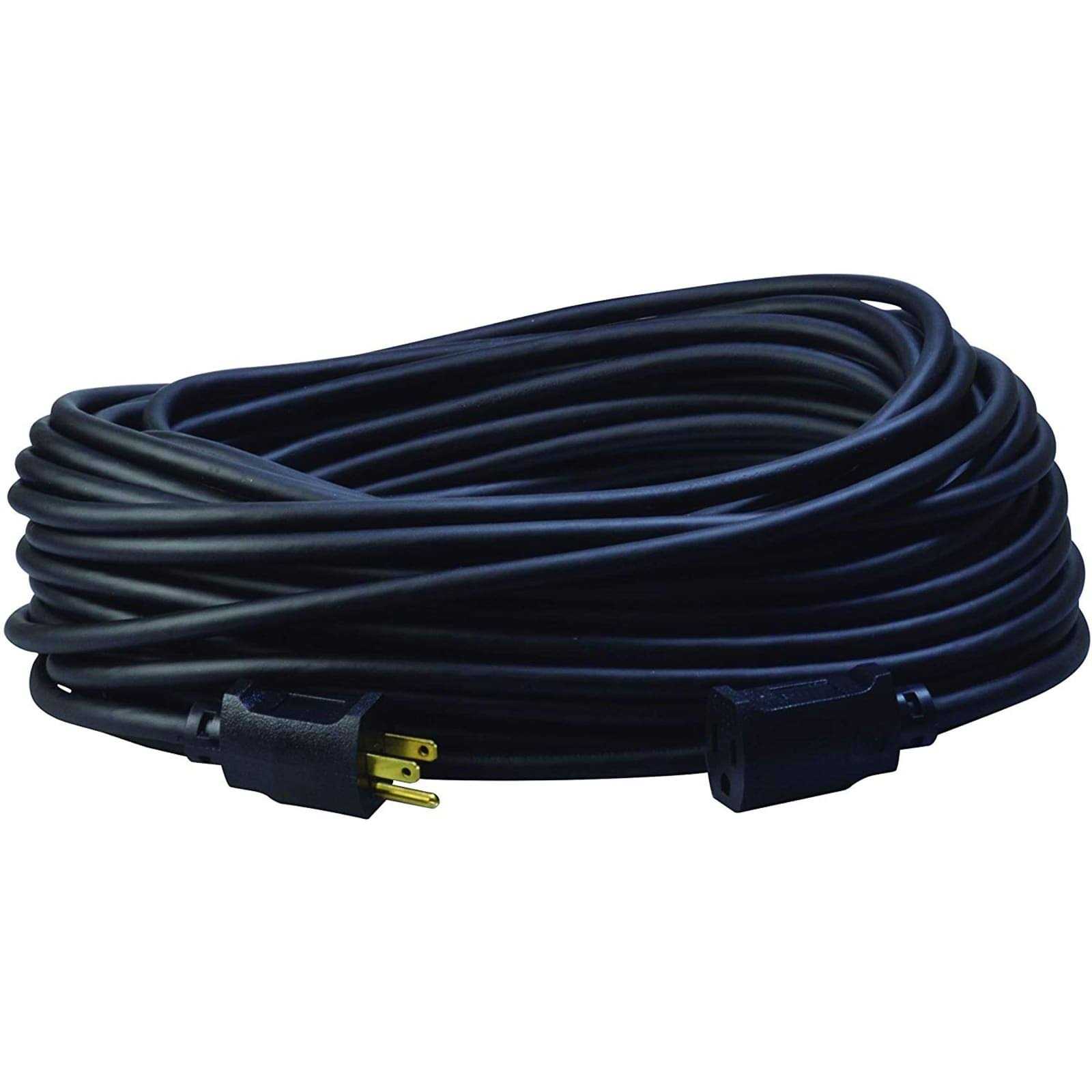 AgriPro Black Heavy-Duty 12/3 Sjtow Extension Cord - Cheap Fitting