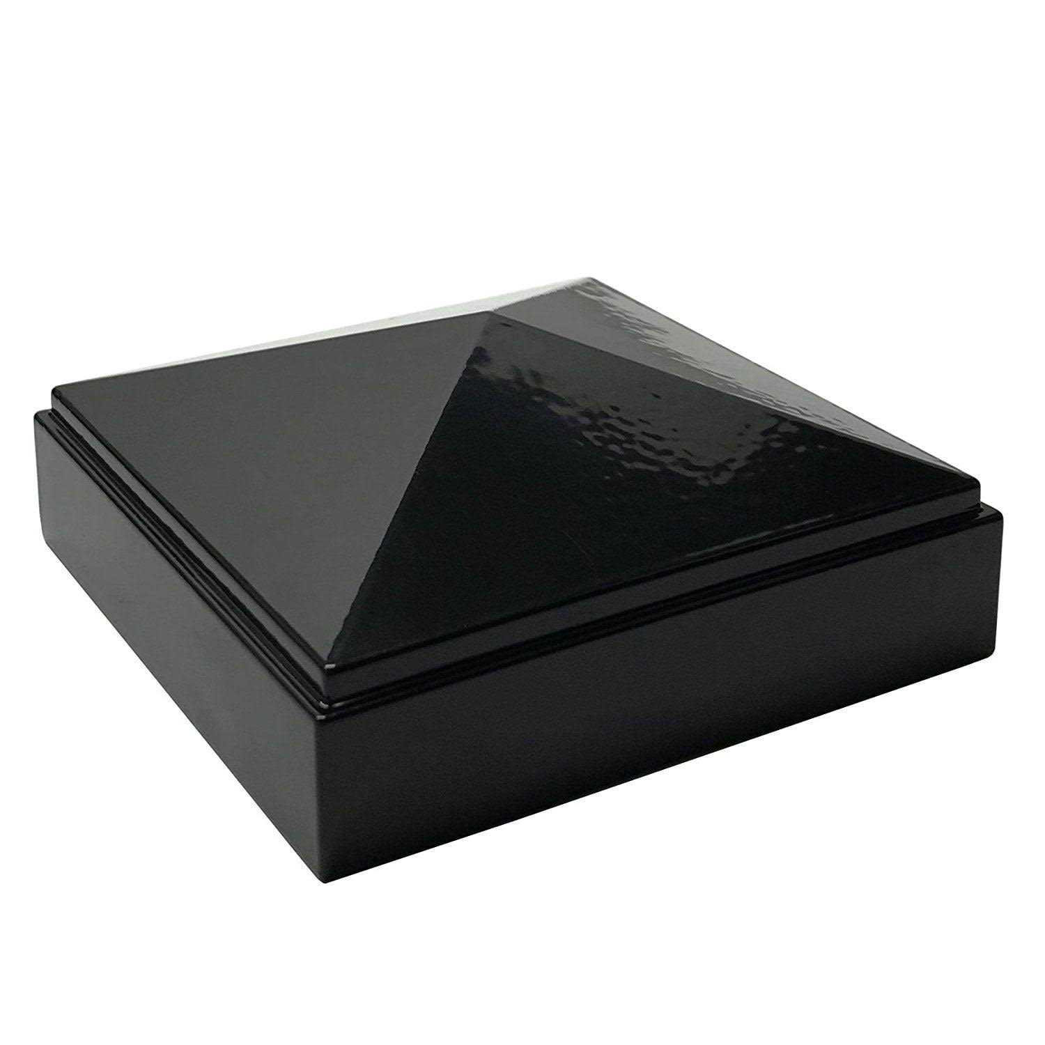 Decorex Hardware 4 x 4 Aluminium Pyramid Post Cap for Metal Posts - Cheap Fitting