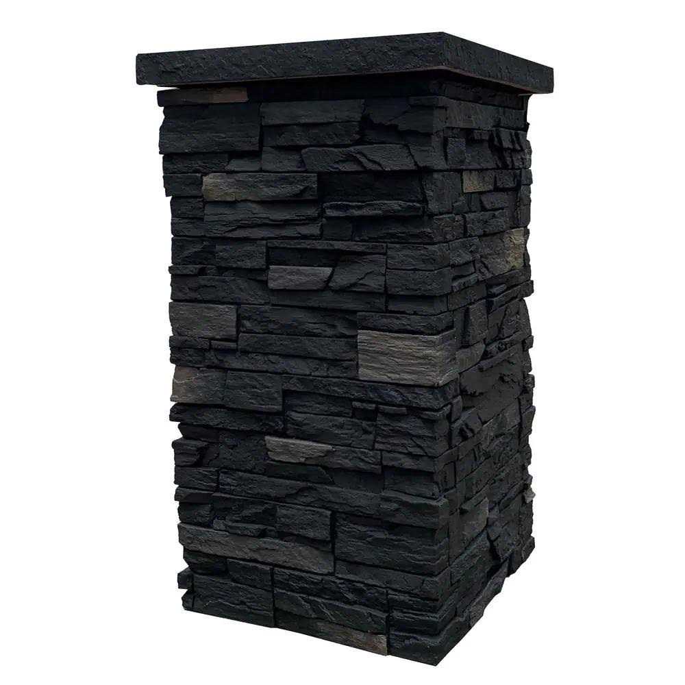 NextStone Country Ledgestone 30 in. x 16 Faux Polyurethane Stone Column Siding Wrap - Cheap Fitting