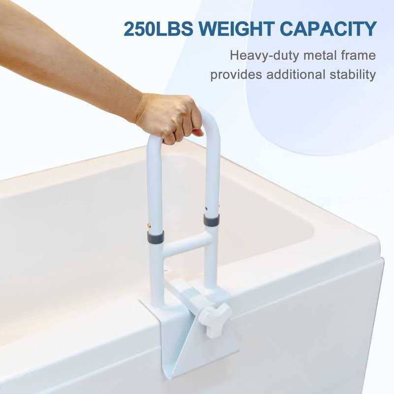 HEPO Grab Bars for Bathtubs and Showers Adjustable Bathtub Safety Rail for Seniors - Cheap Fitting