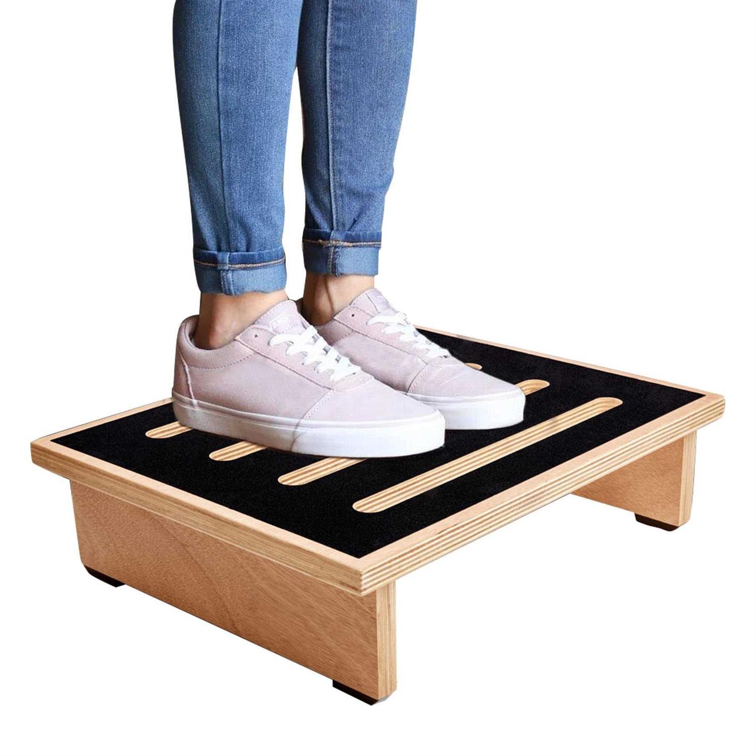 One Wood Step Stool for Adults&seniors with Non-slip Rubber Stepping Surface - Cheap Fitting