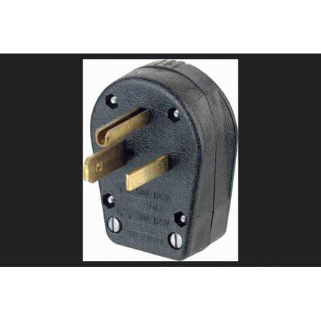 Leviton Plug GND Dual 30-50a Blk 930-E - Cheap Fitting