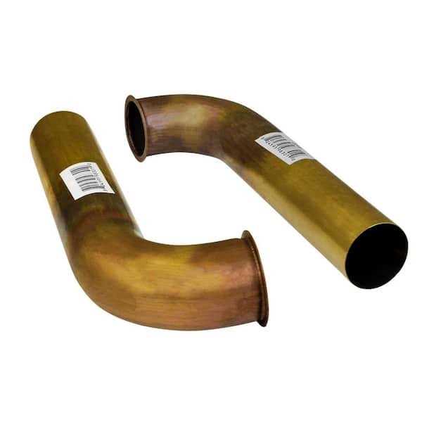 The Plumber’s Choice 1-1/2 in. x 12 in. Brass Direct Connect Waste Bend for Tubular Drain Applications - Cheap Fitting