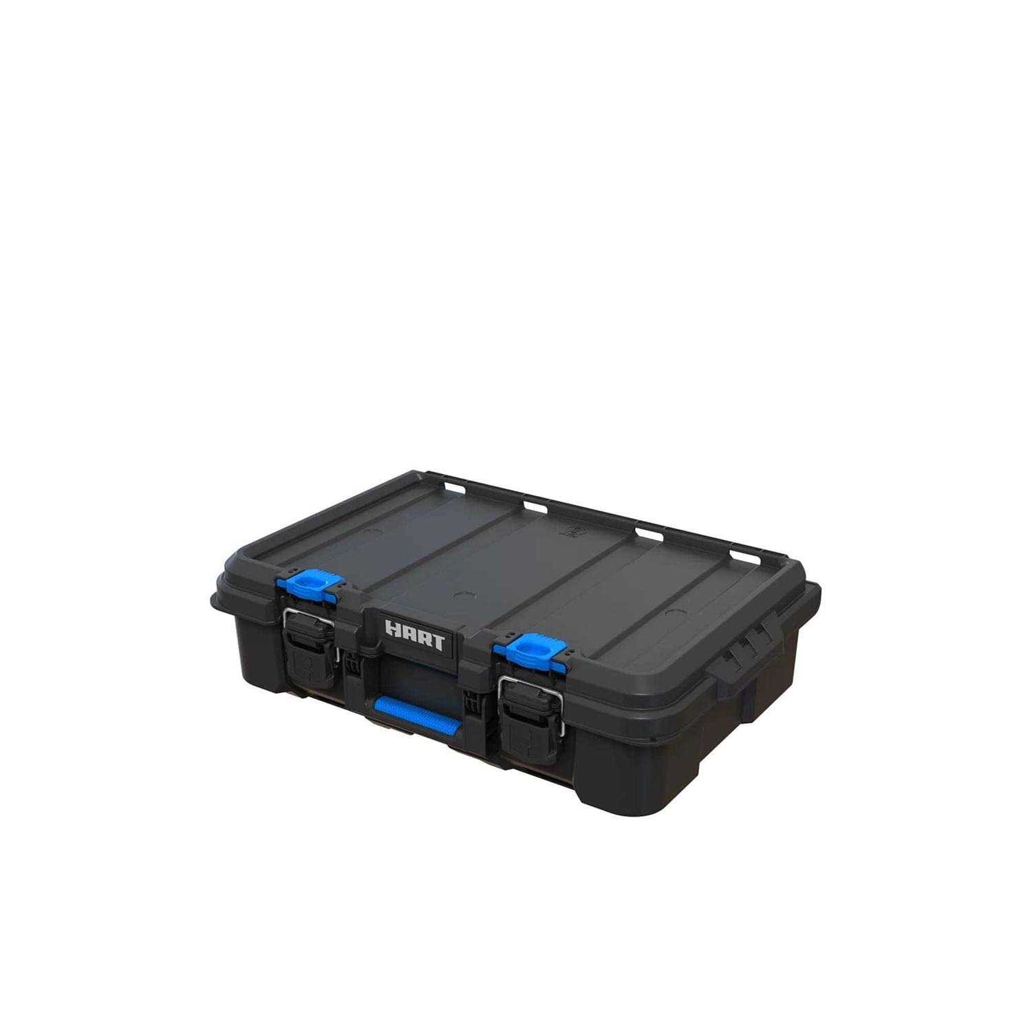 Hart Stack System Tool Box with Small Blue Organizer & Dividers - Cheap Fitting