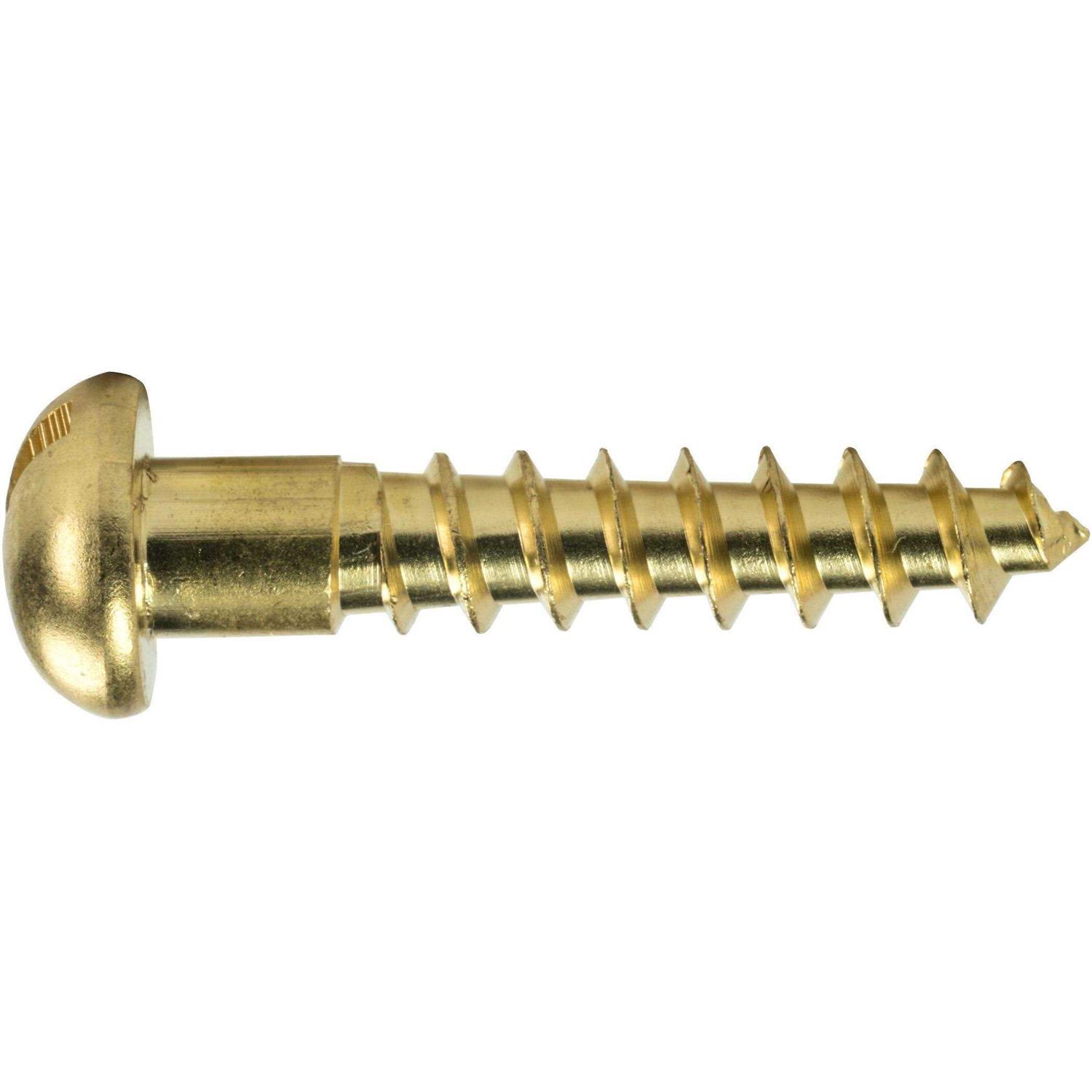 #8 x Round Head Wood Screws - Cheap Fitting