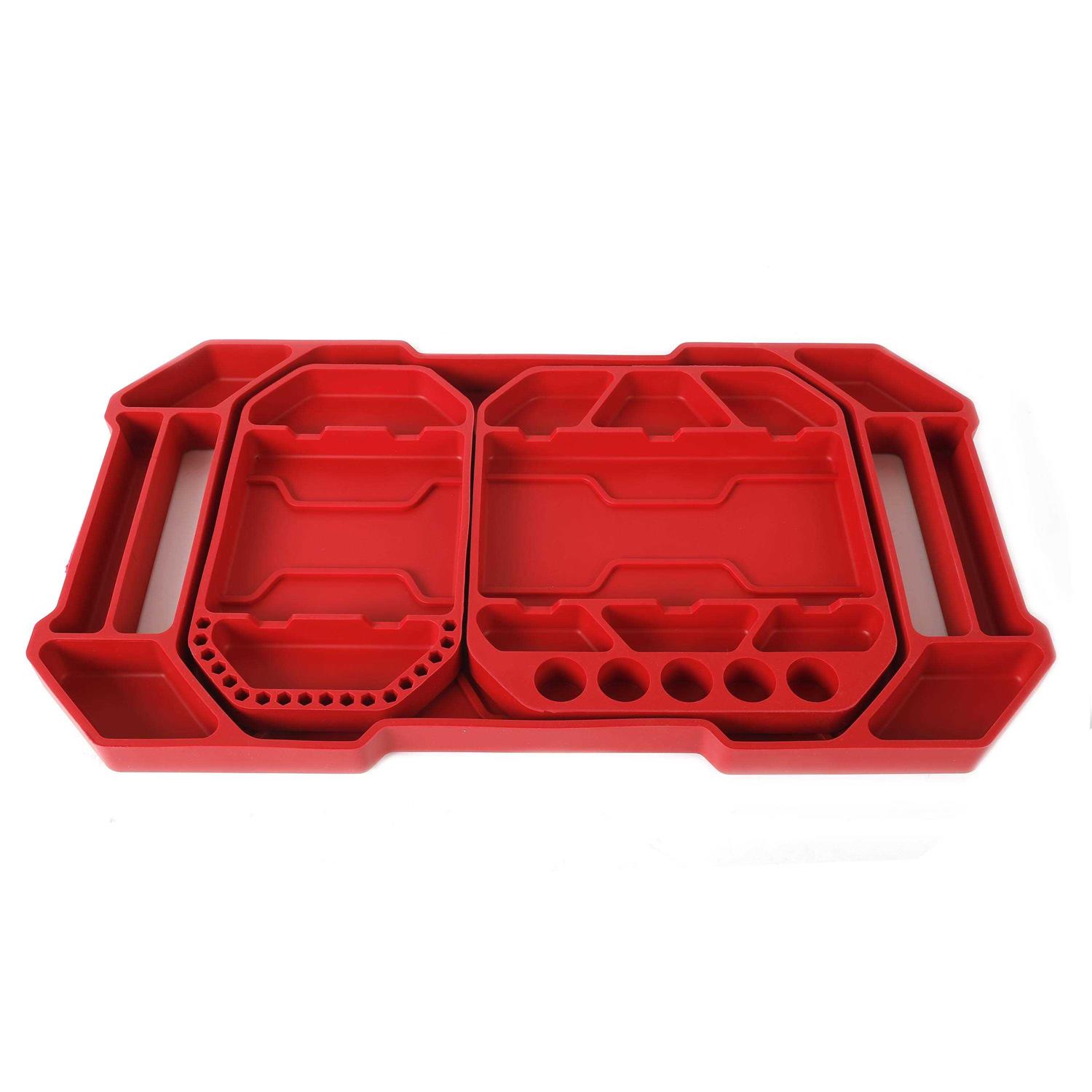 Hyper Tough 3-Piece Silicone Tool Organizer Tray - Cheap Fitting