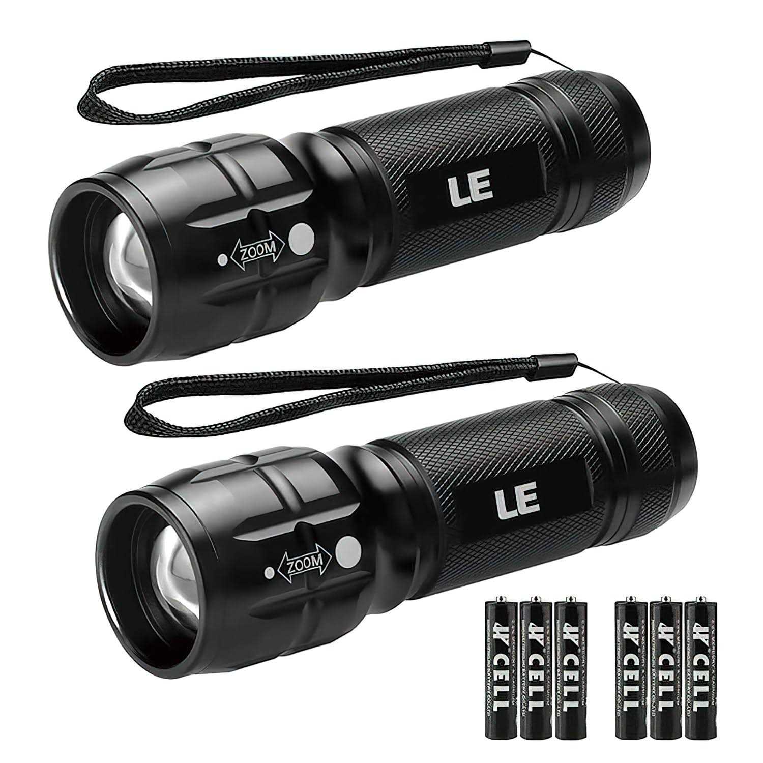 Lighting EVER LED Flashlights High Lumens Small Flashlight Zoomable - Cheap Fitting