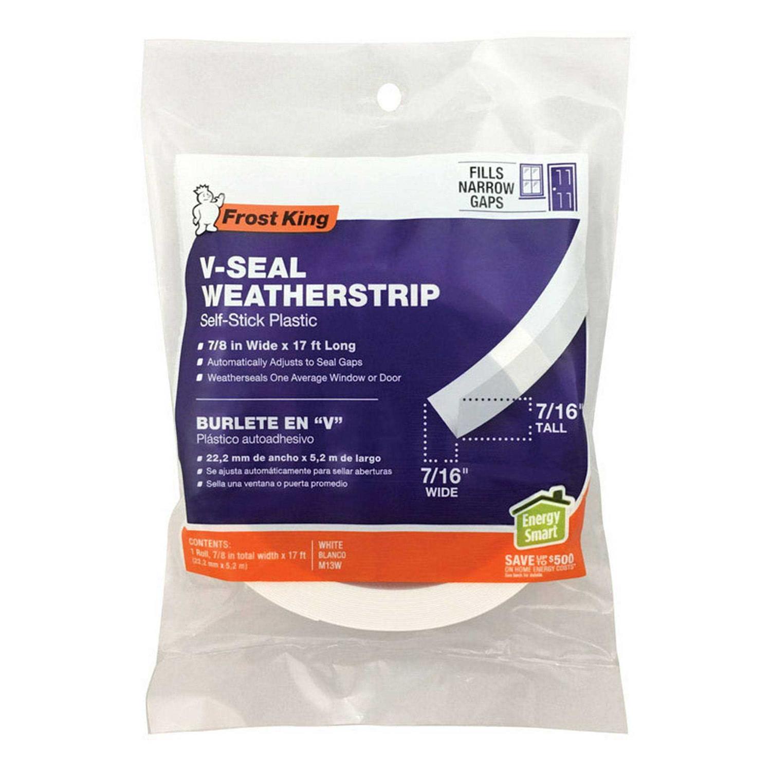 Frost King V-Seal Weatherstrip - Cheap Fitting