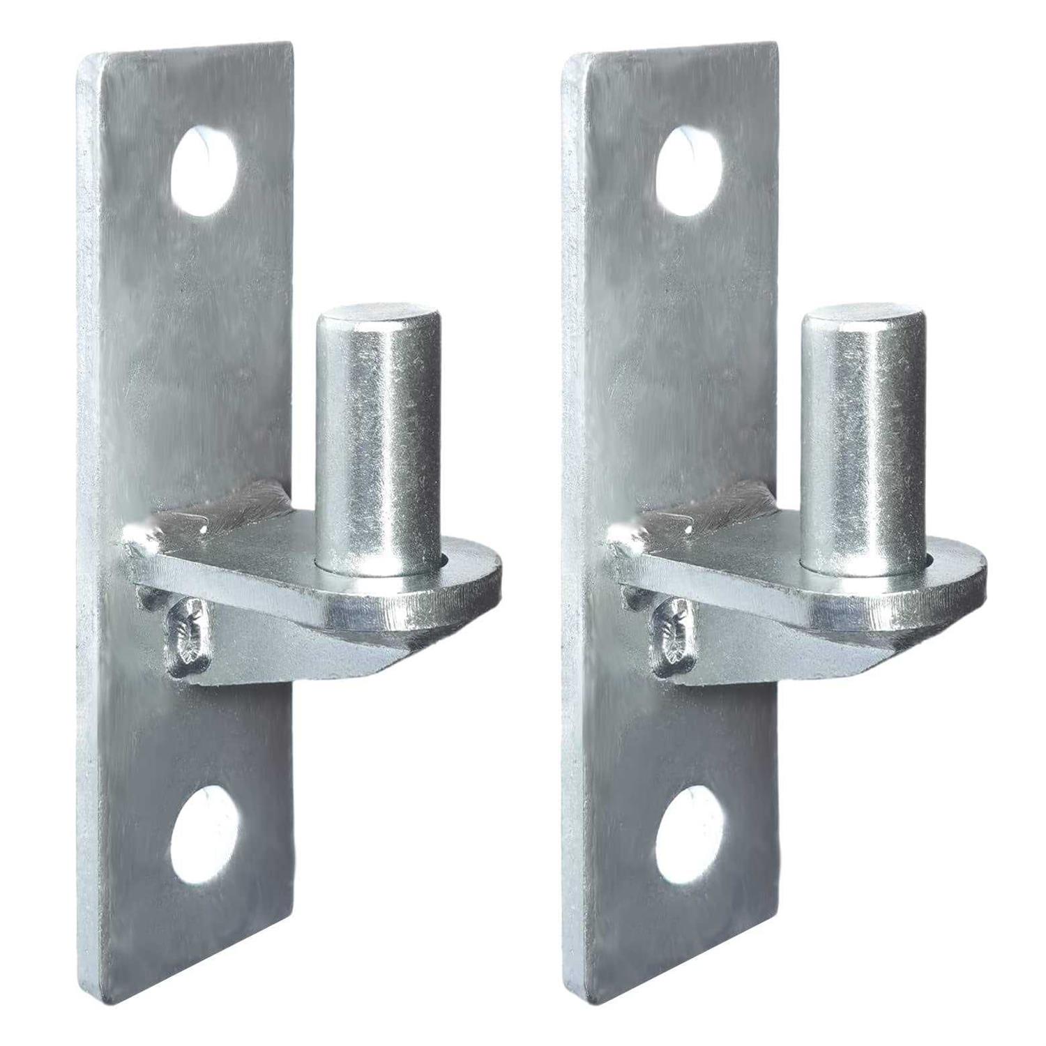 Glensam 2 Pack Wall Mount Gate Hinges Heavy Duty Wall Plate Hinges Outdoor Chain Link Fence Gate Hinges Fence Post Link Gate Hinge - Cheap Fitting