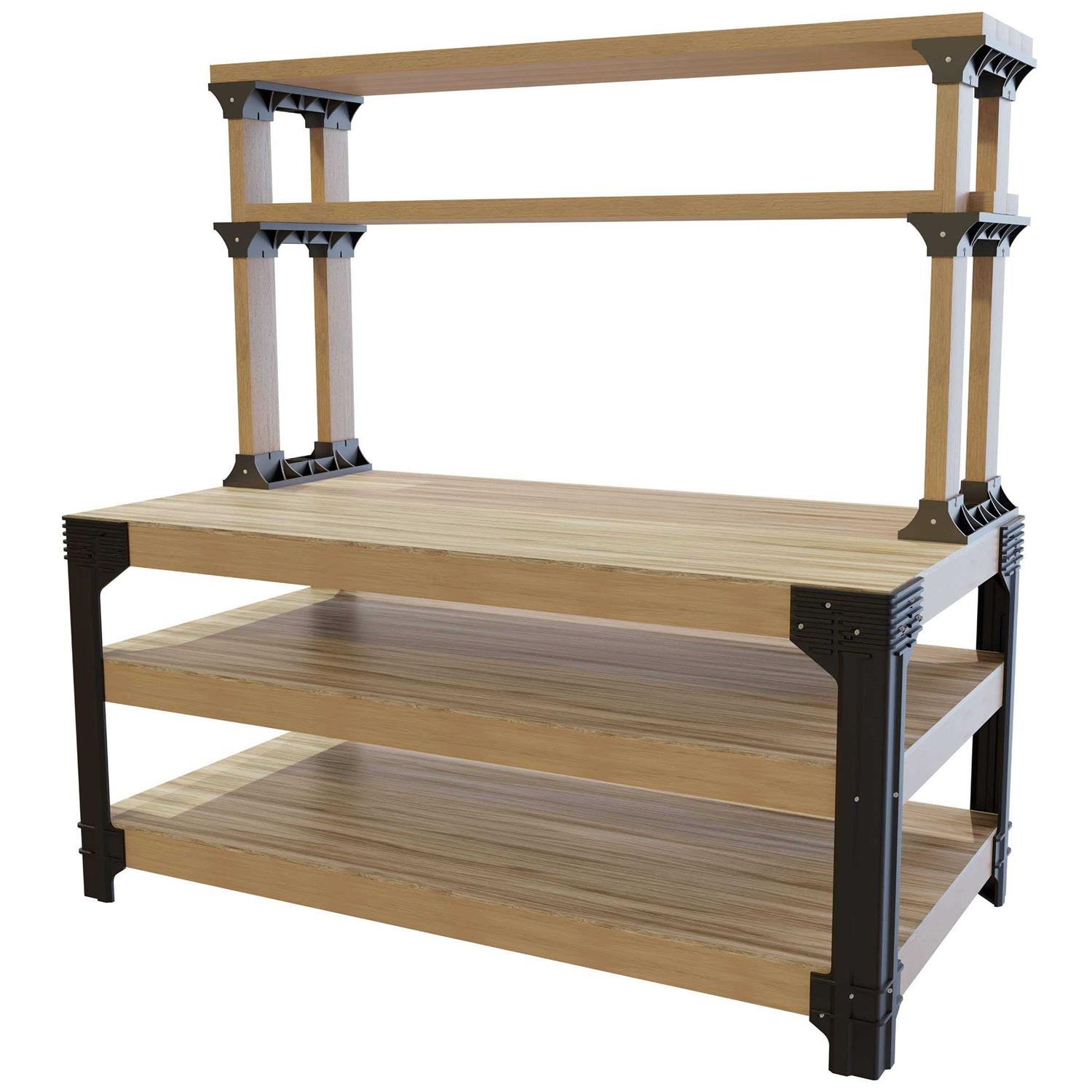 2x4Basics Workbench Shelving Storage - Cheap Fitting