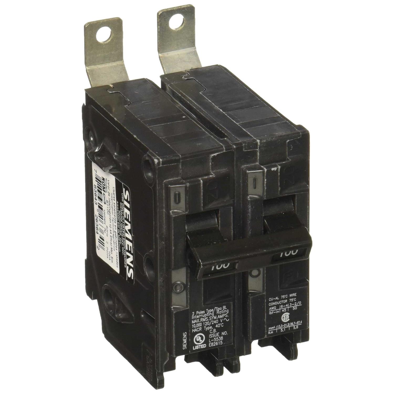 Siemens B2100 Circuit Breaker - Cheap Fitting