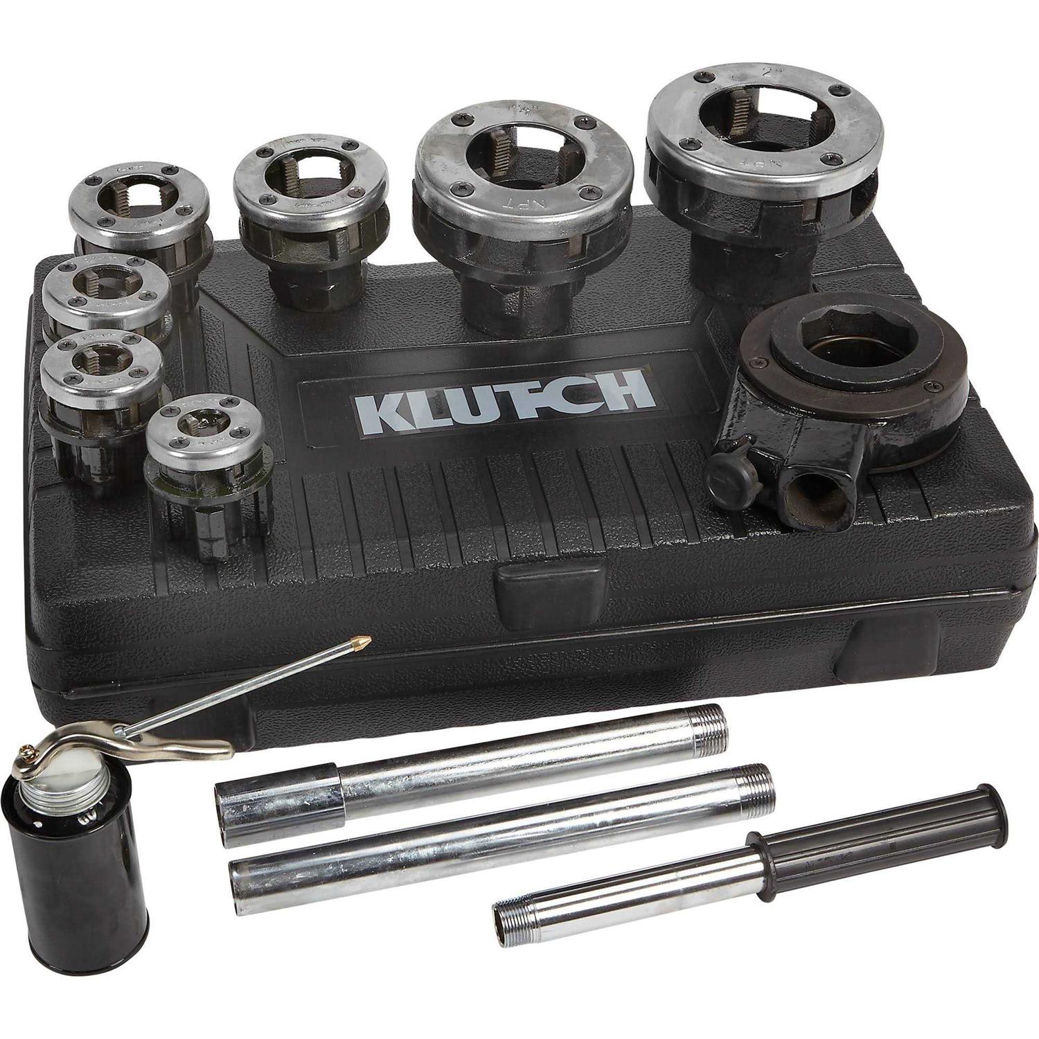 Klutch Ratcheting Pipe Threader Set — - Cheap Fitting
