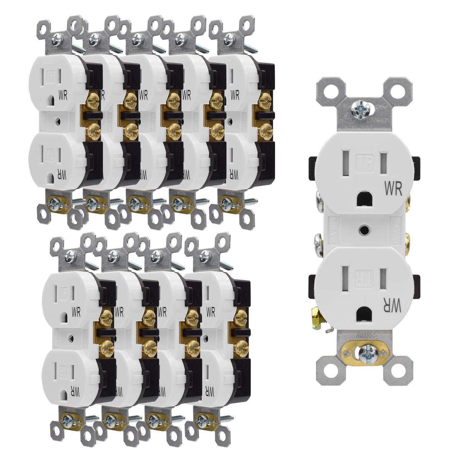 AIDA Duplex Receptacle Outlet TR & WR Outlets Residential - Cheap Fitting