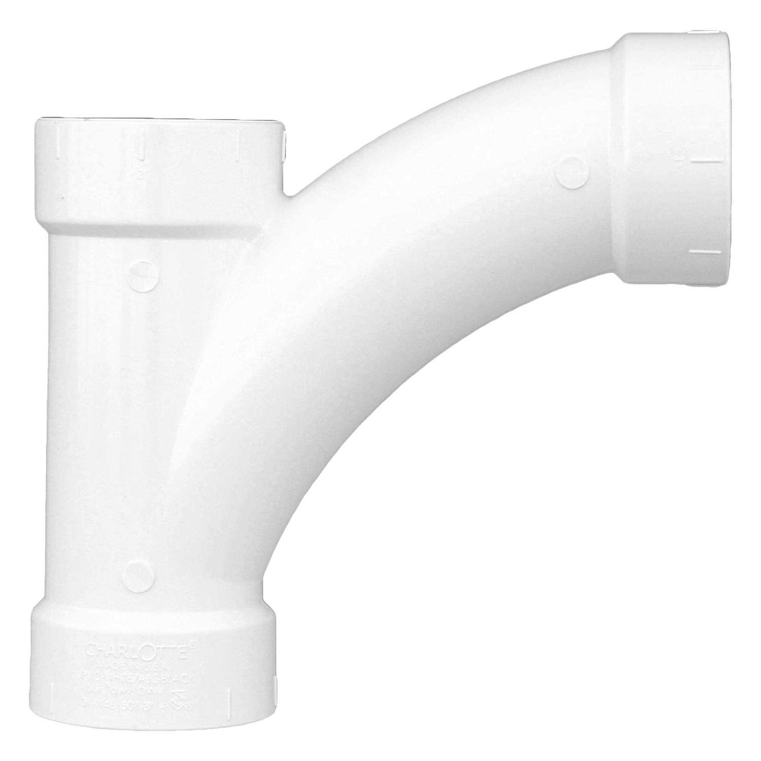 Charlotte Pipe 3 in. Tee-Wye DWV PVC Tee - Cheap Fitting