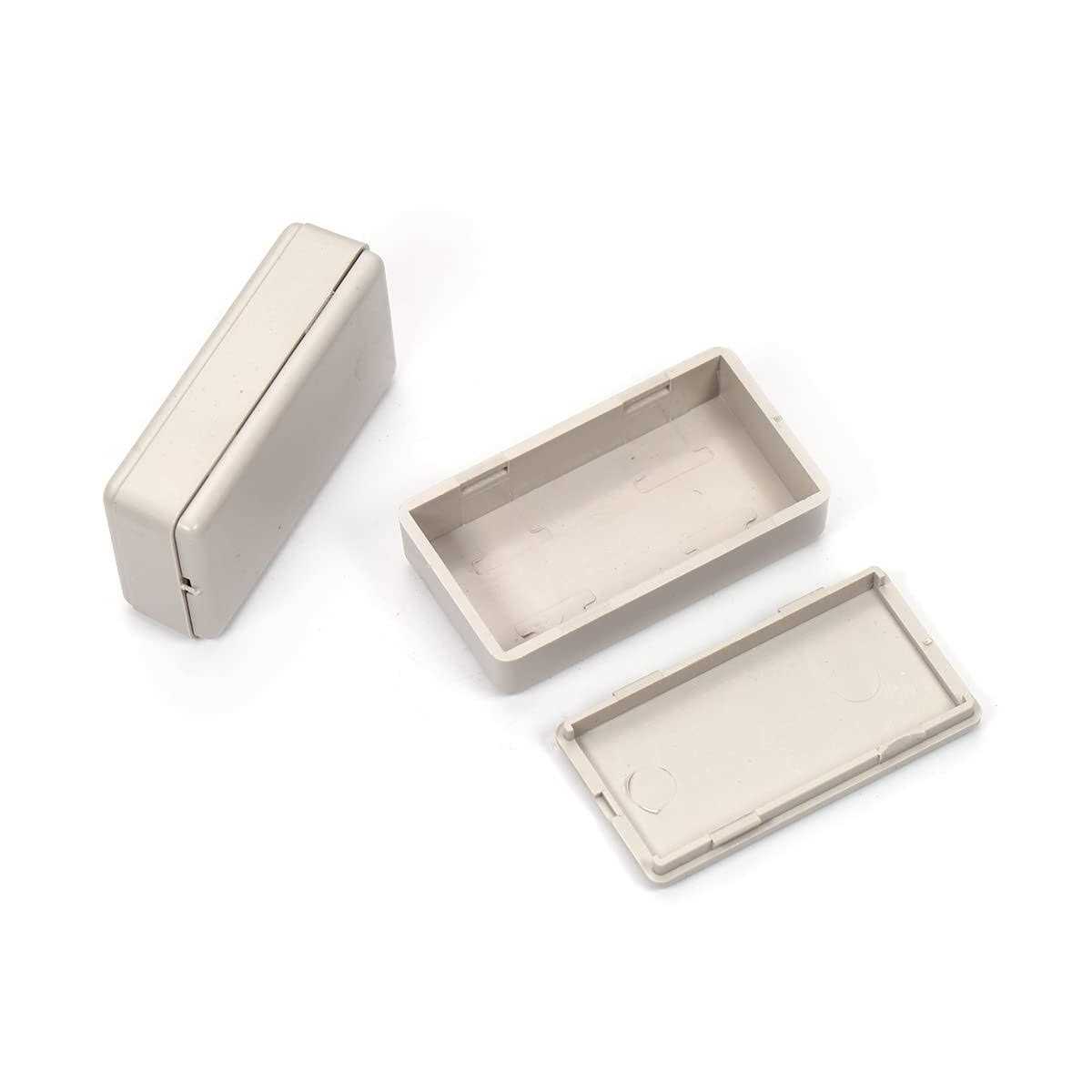 Fielect 5pcs Electronic Junction Box Abs Plastic Dustproof Junction Project Box Electrical Project Case Enclosure Power Junction Box 1.89 x 1.06 x - Cheap Fitting