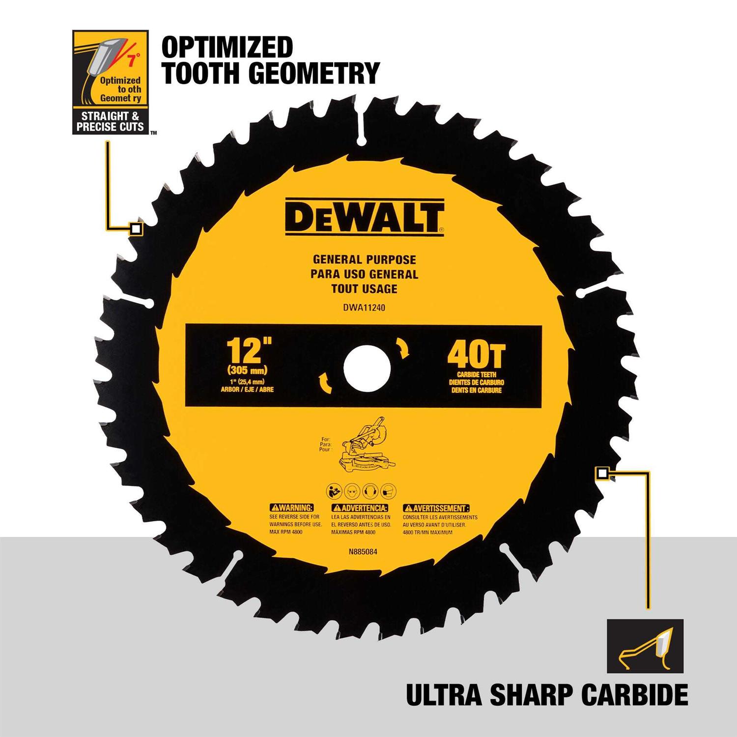 DEWALT 40T General Purpose Combo Pack DWA124080CMB - Cheap Fitting