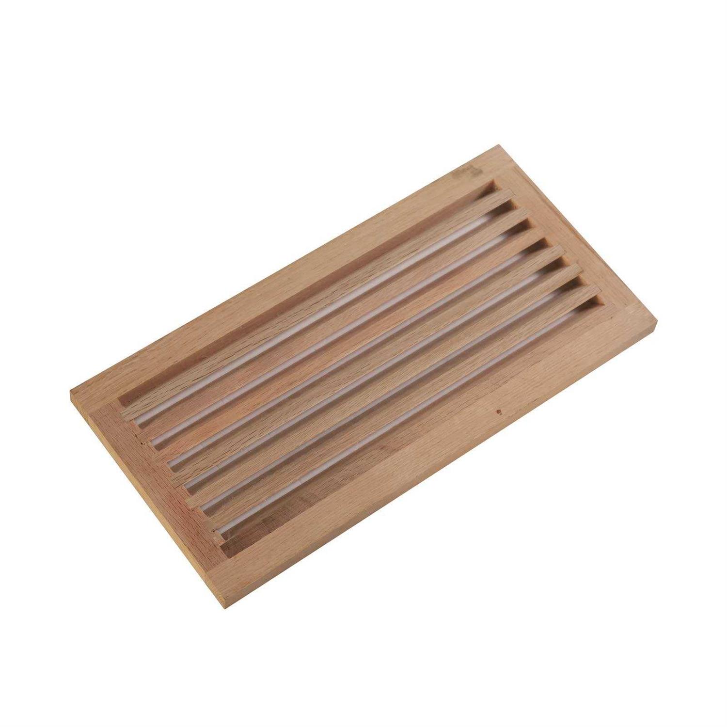 Welland Red Oak Hardwood Register Cold Air Return Wall Vent - Cheap Fitting
