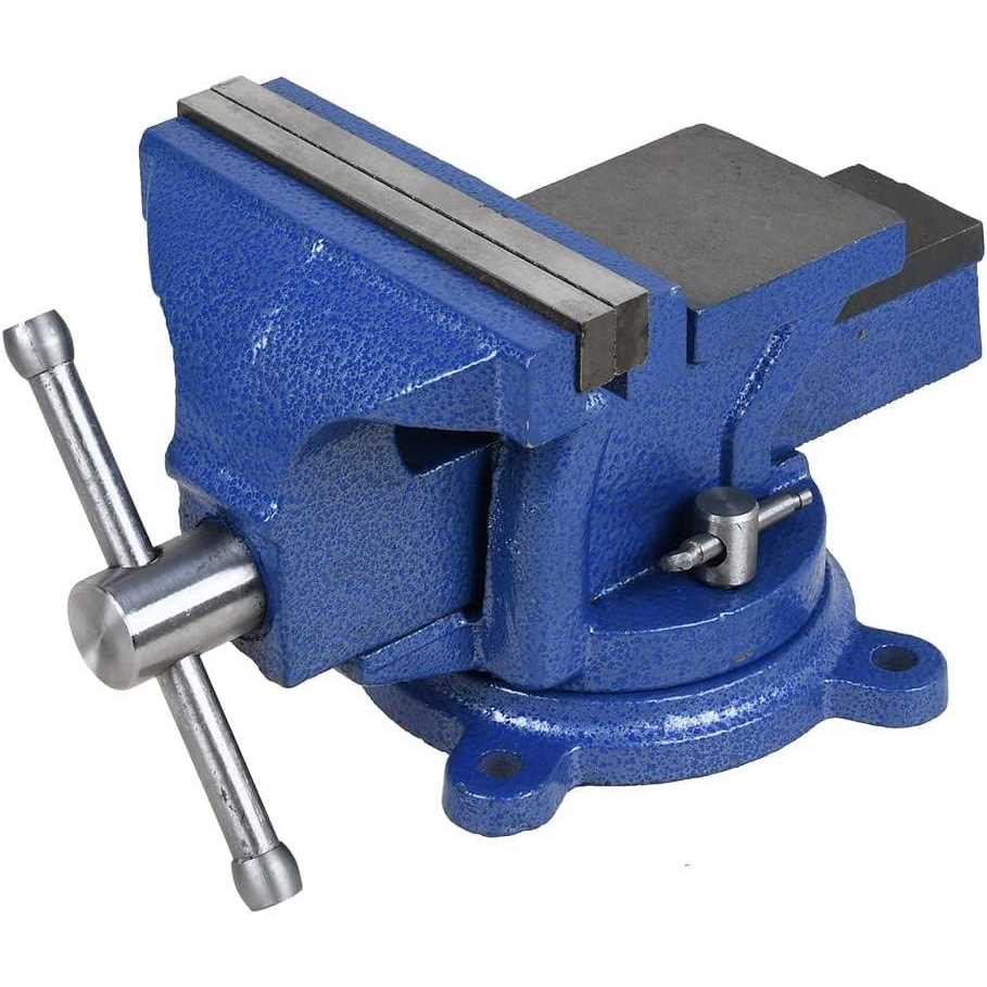 Sanheshun 5 Heavy Duty Bench Vise with Anvil Swivel Table Top Clamp Locking Base - Cheap Fitting