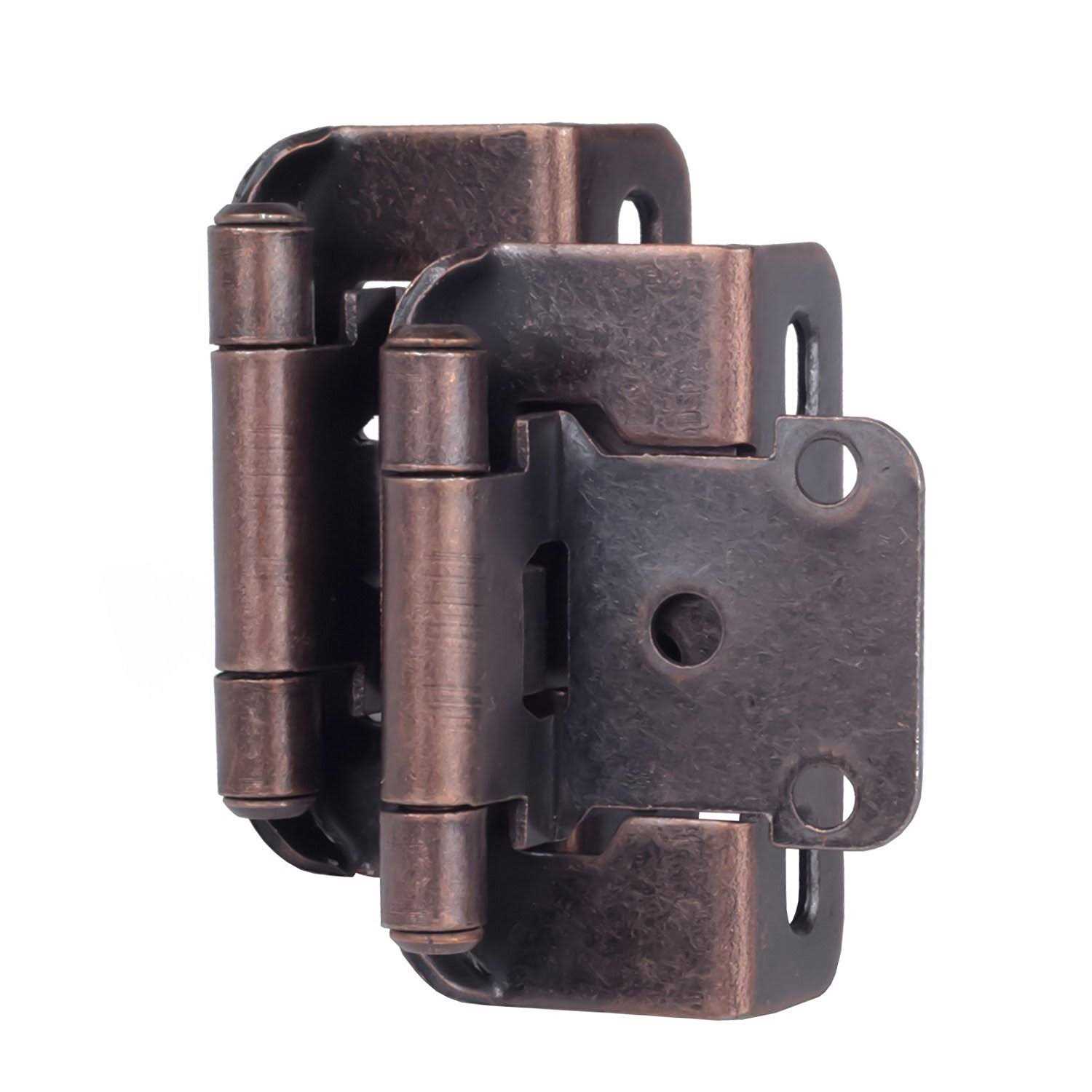 DecoBasics 1/2 Overlay Partial Wrap Semi Wrap Self Closing Cabinet Hinges - Cheap Fitting