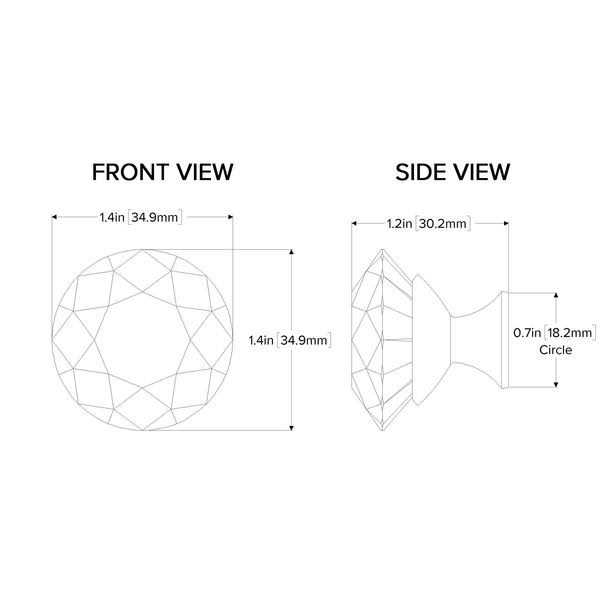 Wisdom Stone Nina Cabinet Knob 4223 - Cheap Fitting