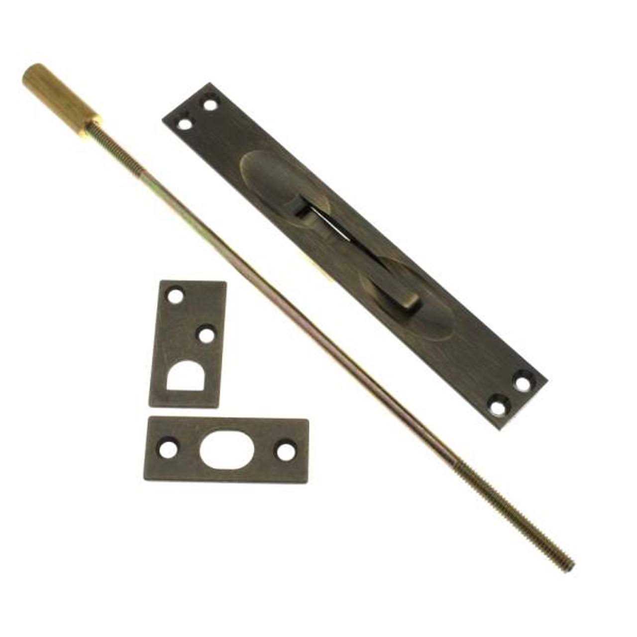 idh by St. Simons Solid Brass Extension Flush Bolt UL Standard Rod - Cheap Fitting