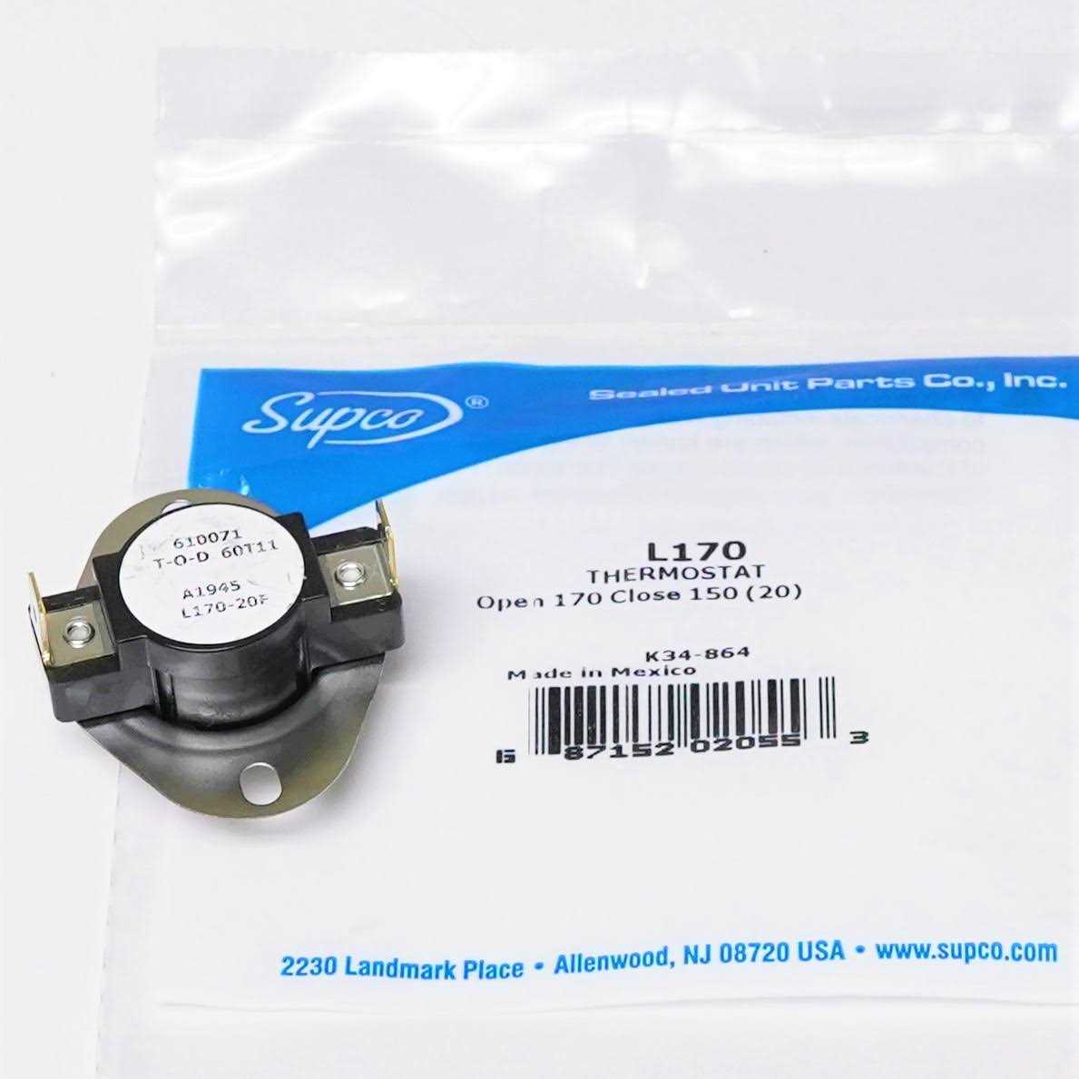 Supco L170 L170-20f Limit SWITCH - Cheap Fitting