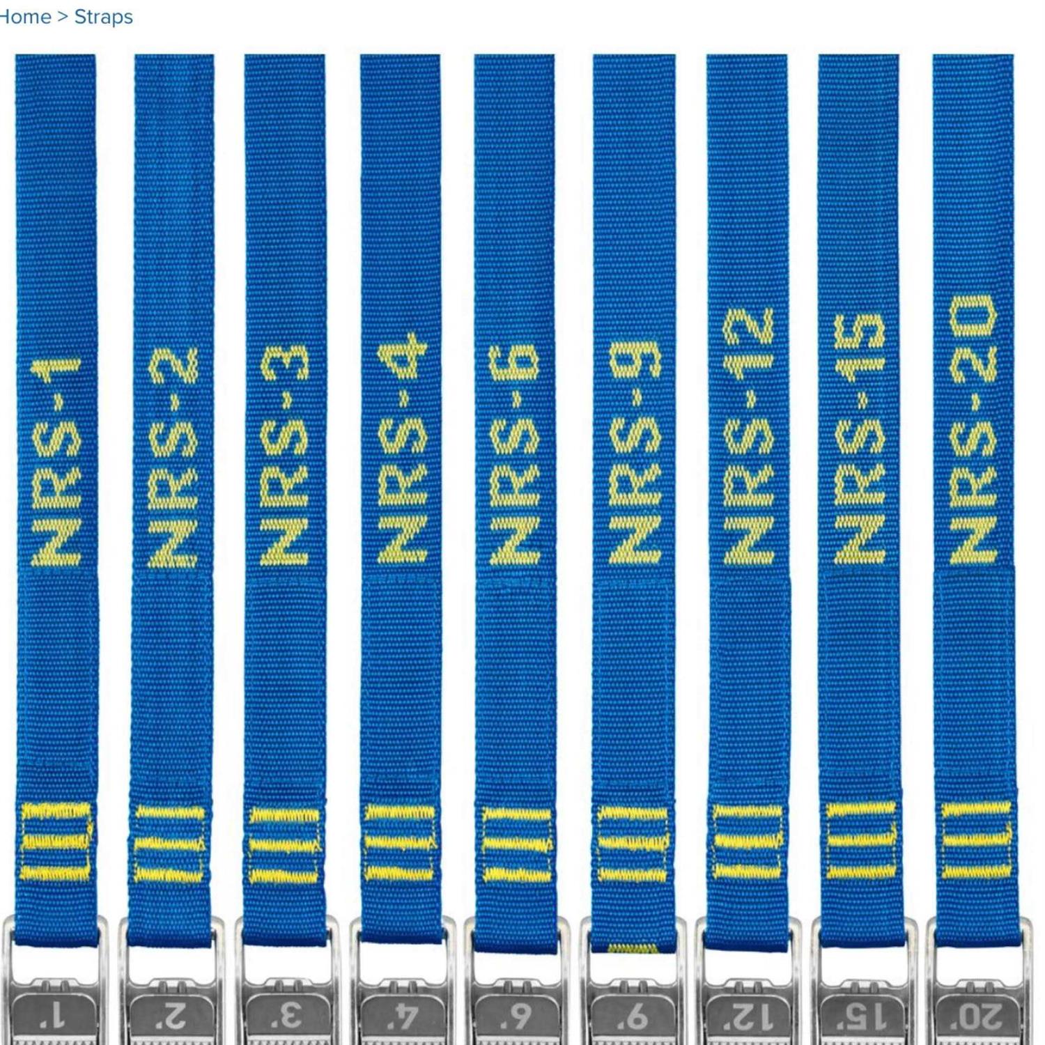 NRS 1 HD Tie Down Straps - Cheap Fitting