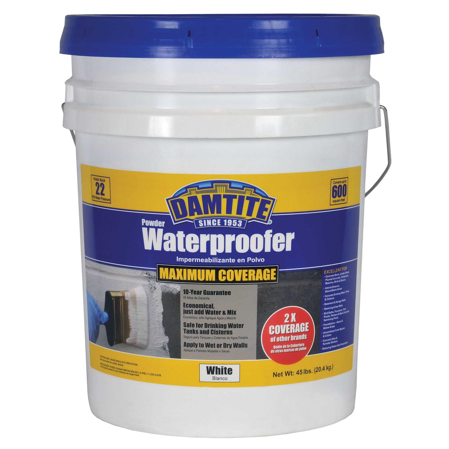 Damtite 01071 Powder Waterproofer White - Cheap Fitting