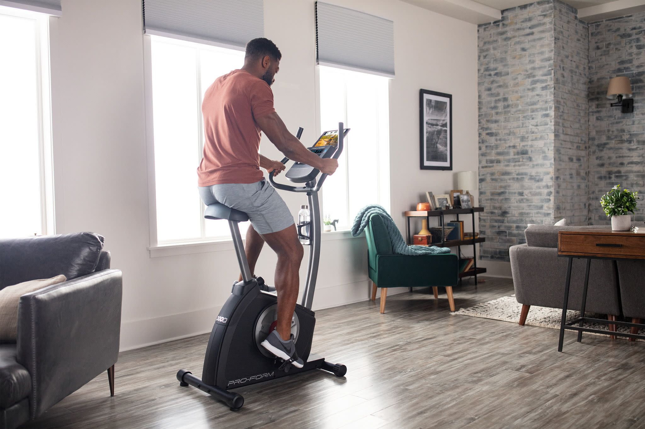 ProForm Cycle Trainer 300 Ci Upright Stationary Exercise Bike, Compatible with iFIT Personal Training - Cheap Fitting