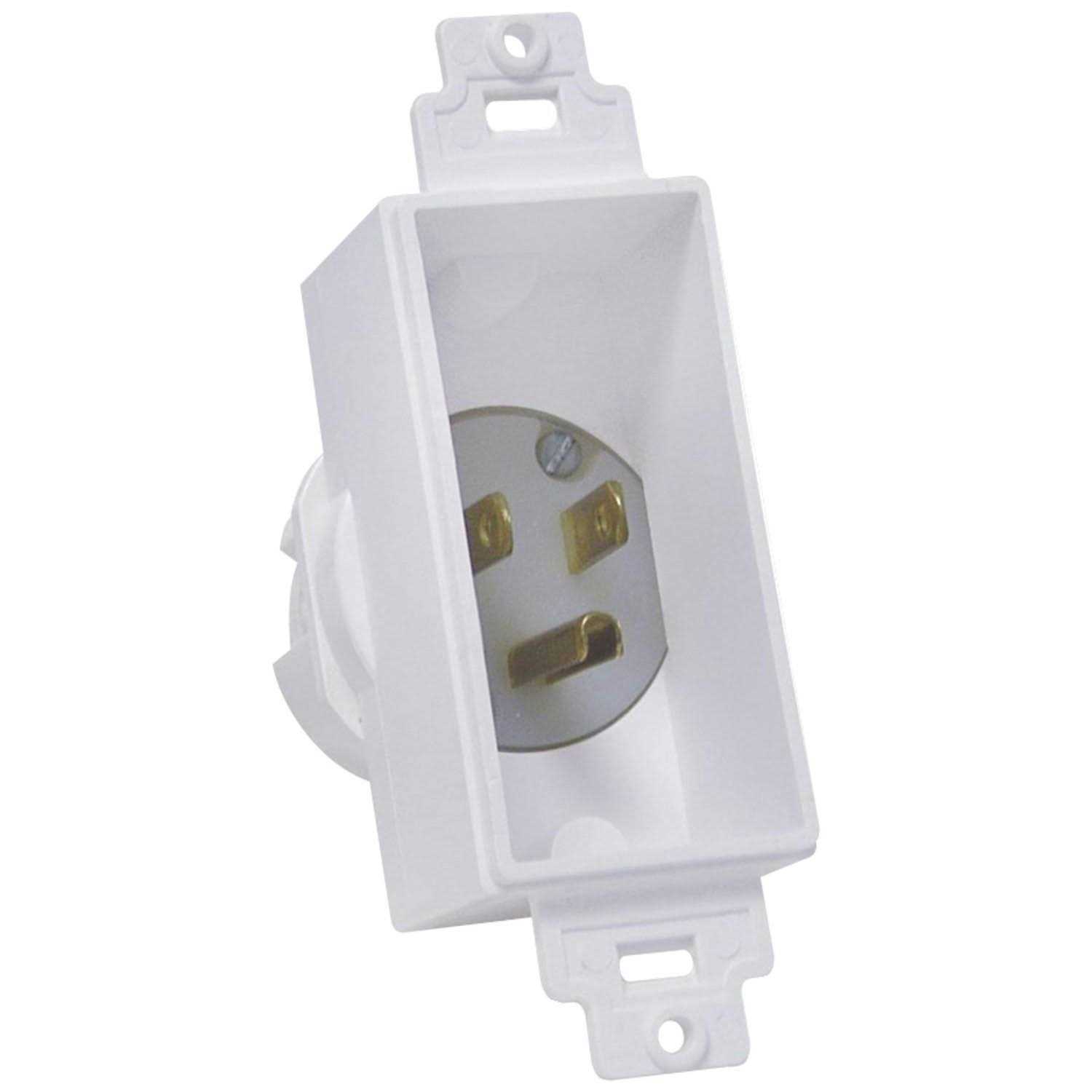 MIDLITE 4642-W Power Plug - Cheap Fitting