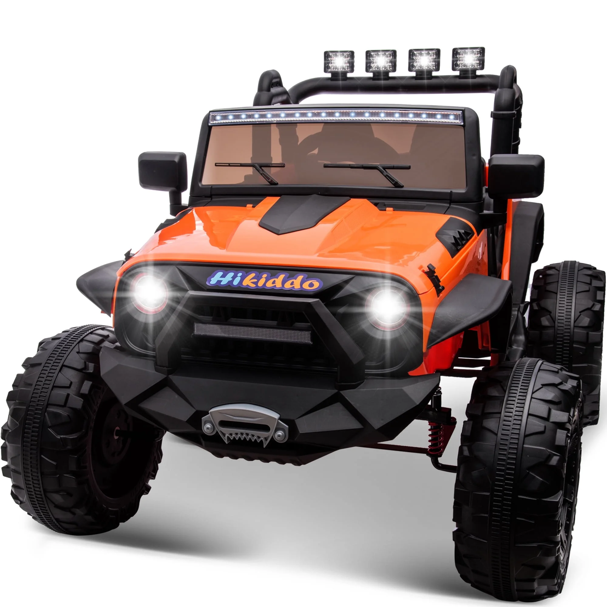 Hikiddo JC555 24V Ride on Toy for Big Kids, 2 Seater Powered Ride-on Truck Car with Remote - Green - Cheap Fitting