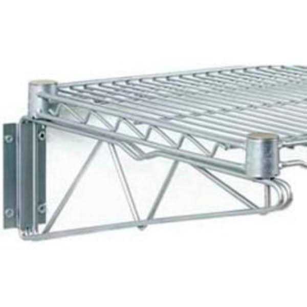 Nexel Silver Epoxy Fixed Single Shelf Wall Mount Bracket AB18EP - Cheap Fitting