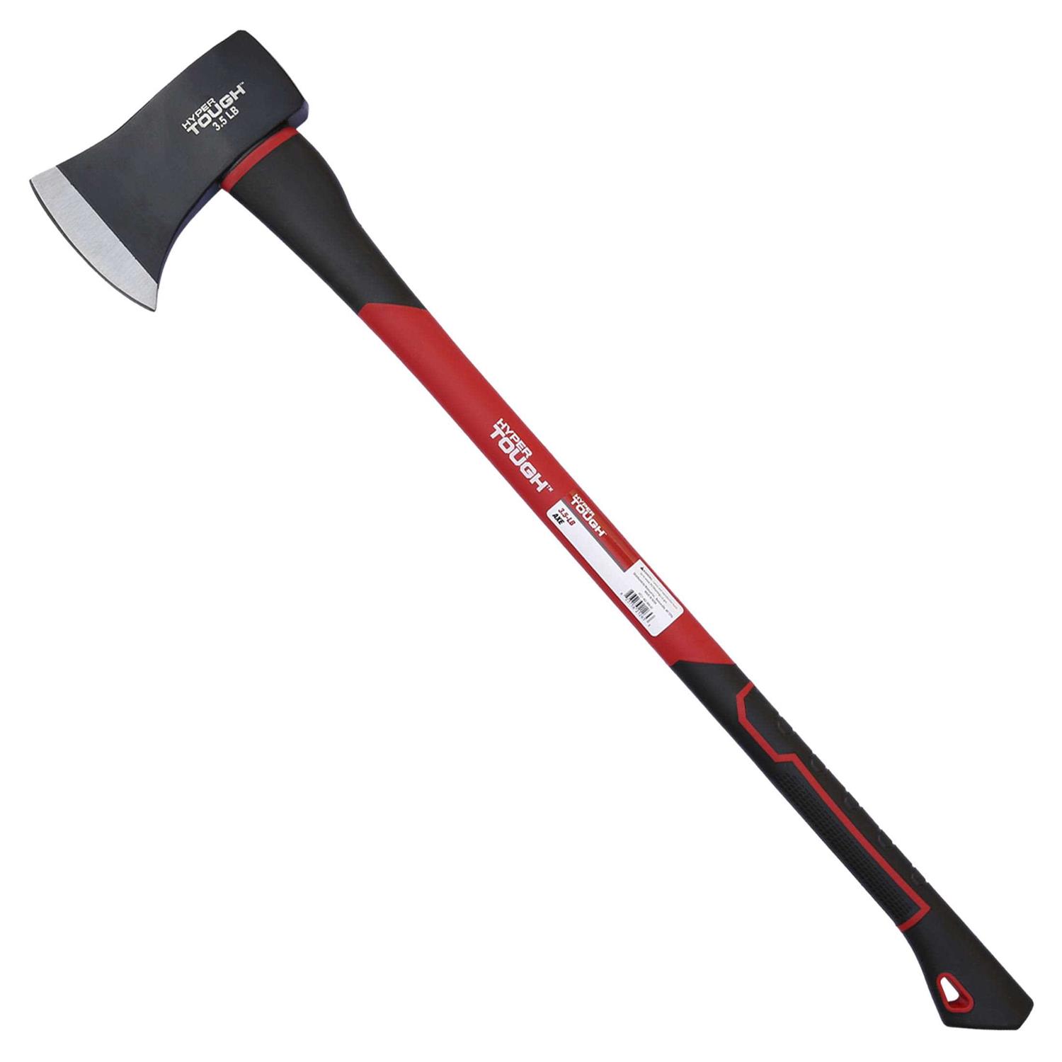 Hyper Tough Single Bit Axe with Double Injection Fiberglass Handle - Cheap Fitting