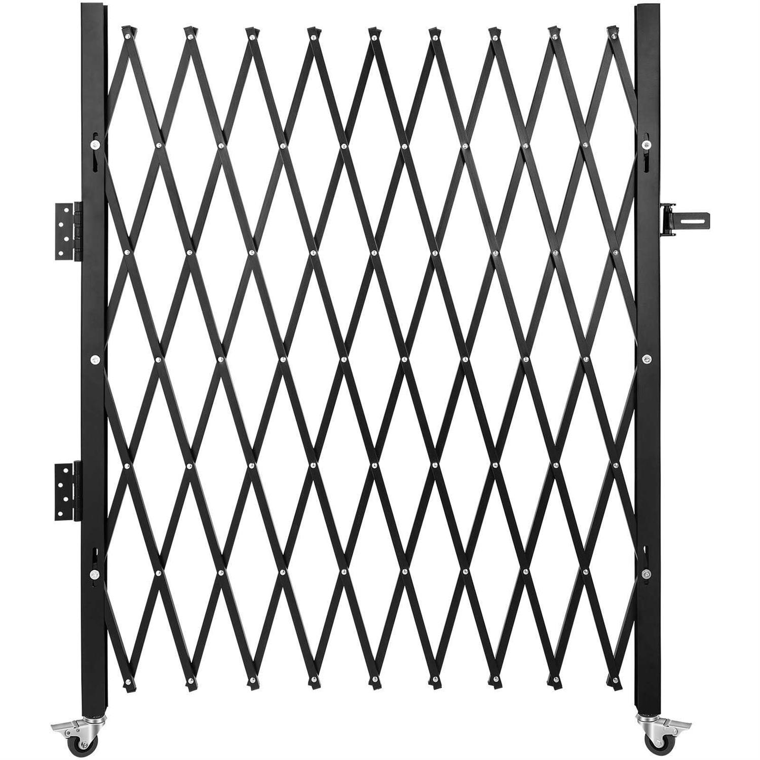 VEVOR Single Folding Security Gate H x Folding Door Gate - Cheap Fitting