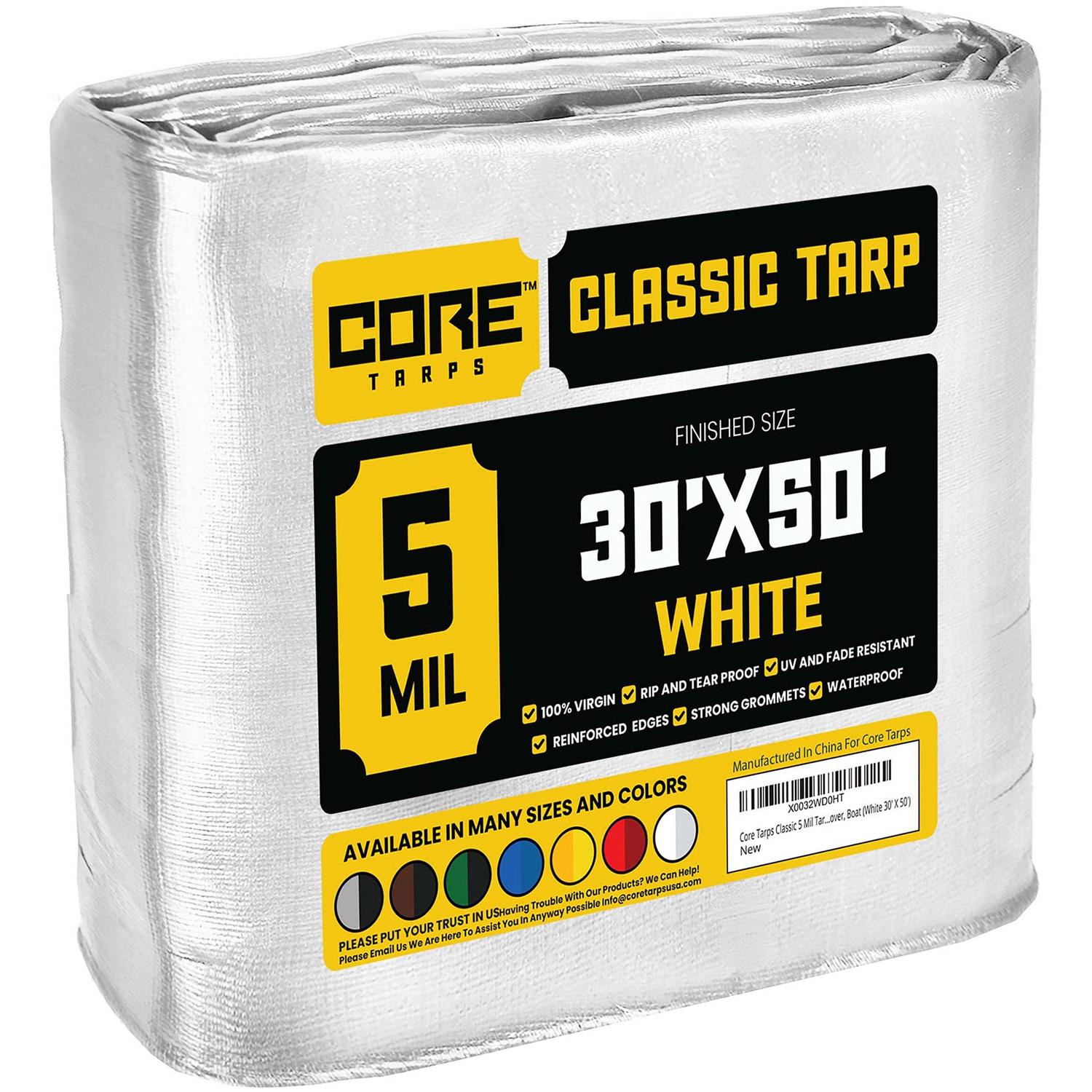 Core Tarps Classic 5 Mil Tarp - Cheap Fitting