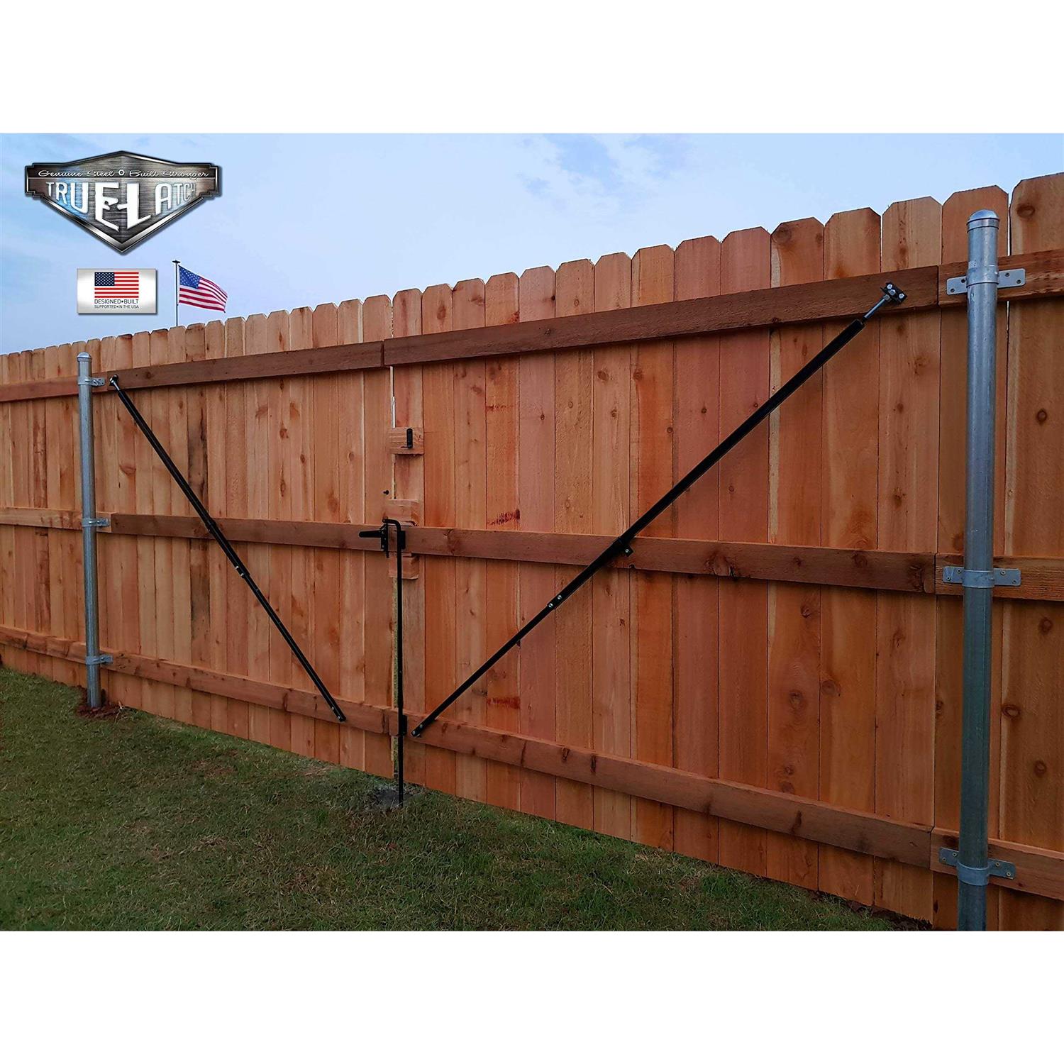 True Latch Telescopic Gate Brace Wood Privacy Fence Anti Sag Gate Kit - Cheap Fitting