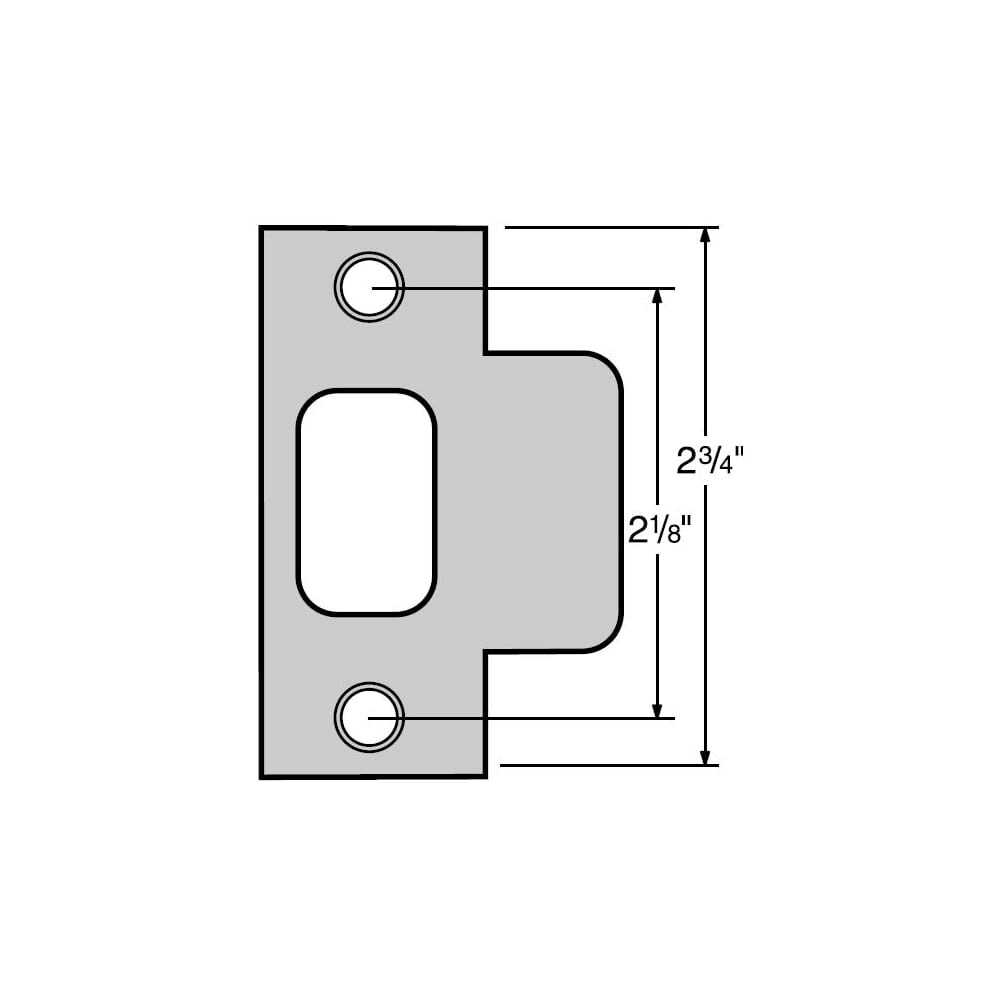 Kwikset 83028 T Strike - Cheap Fitting