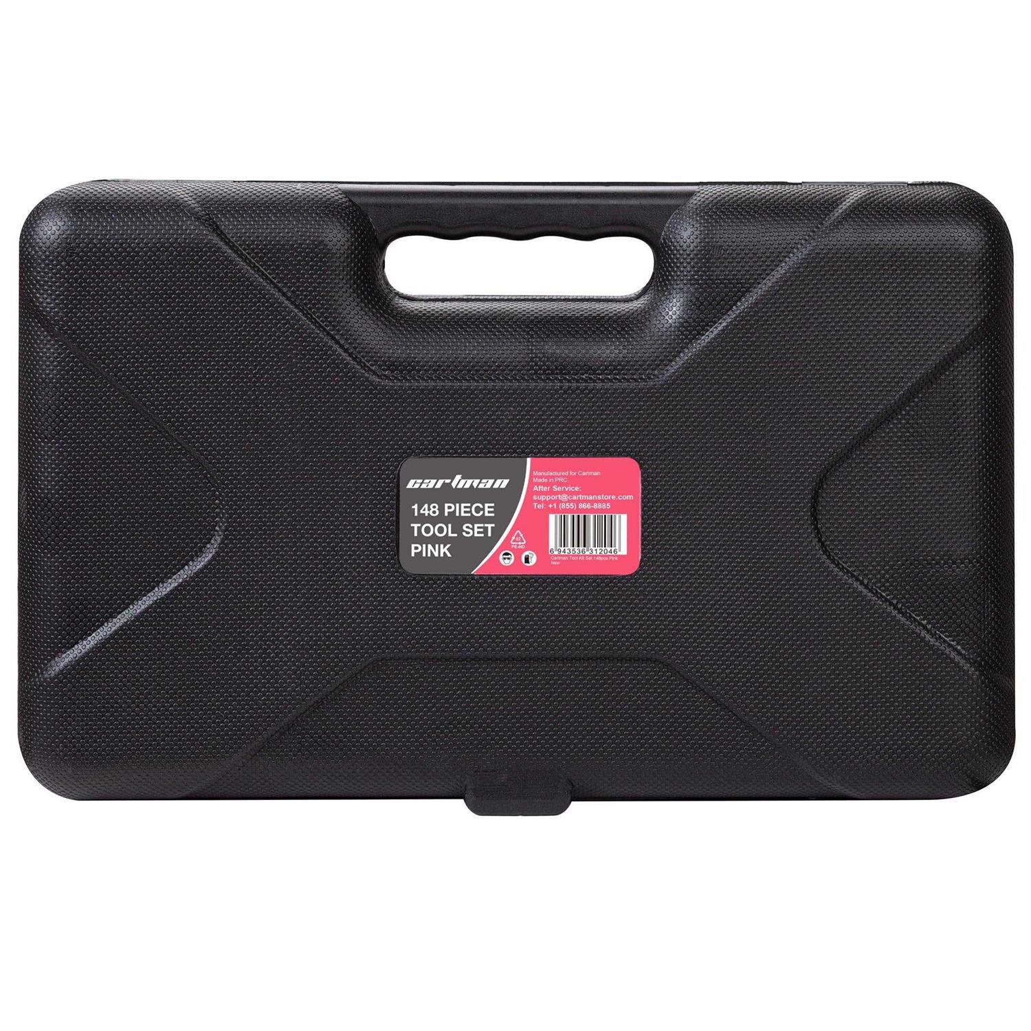 Cartman Tool Set General Household Hand Tool Kit with Plastic Toolbox Storage Case - Cheap Fitting