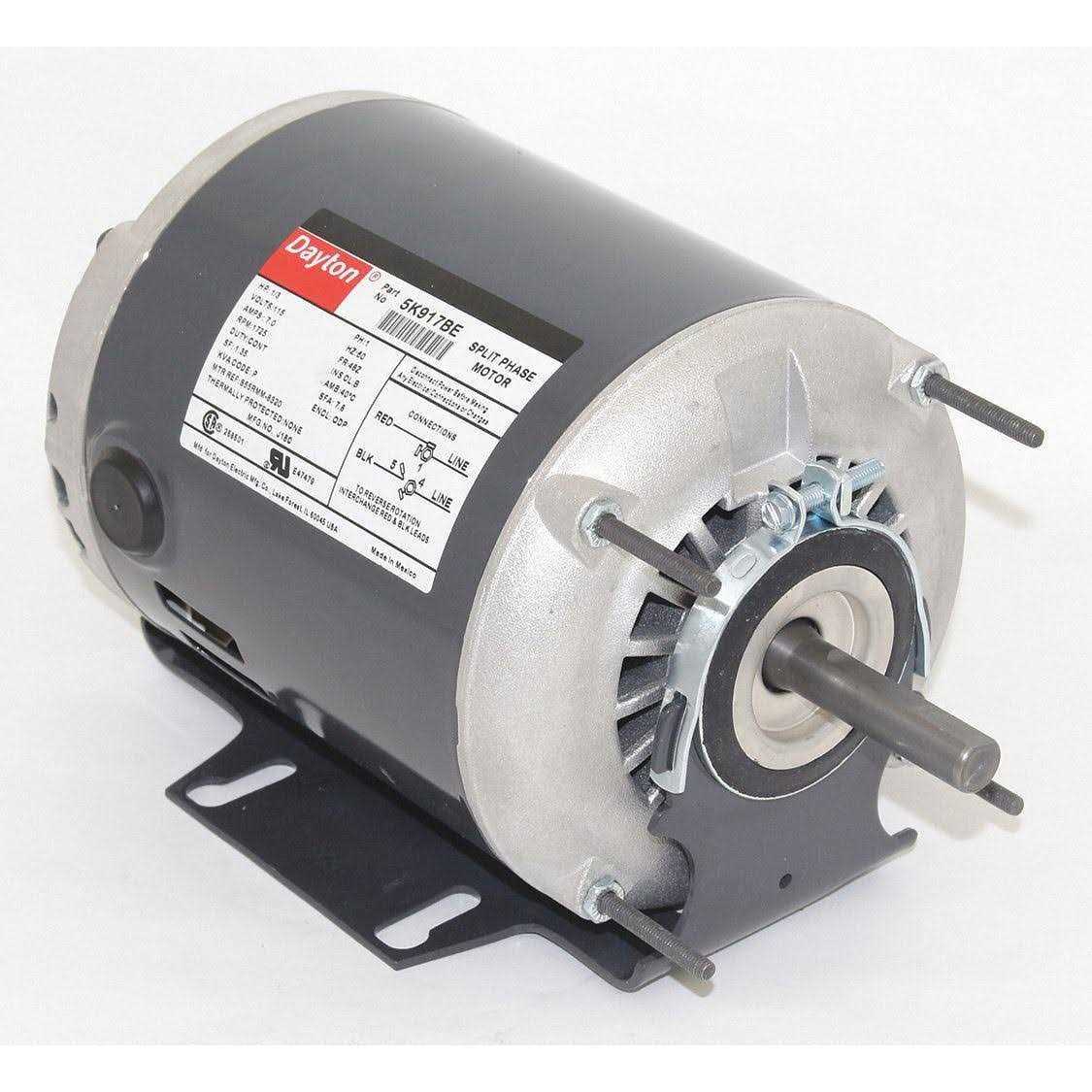 Dayton 1/3 Hp General Purpose Motor Split-Phase 5K917 - Cheap Fitting