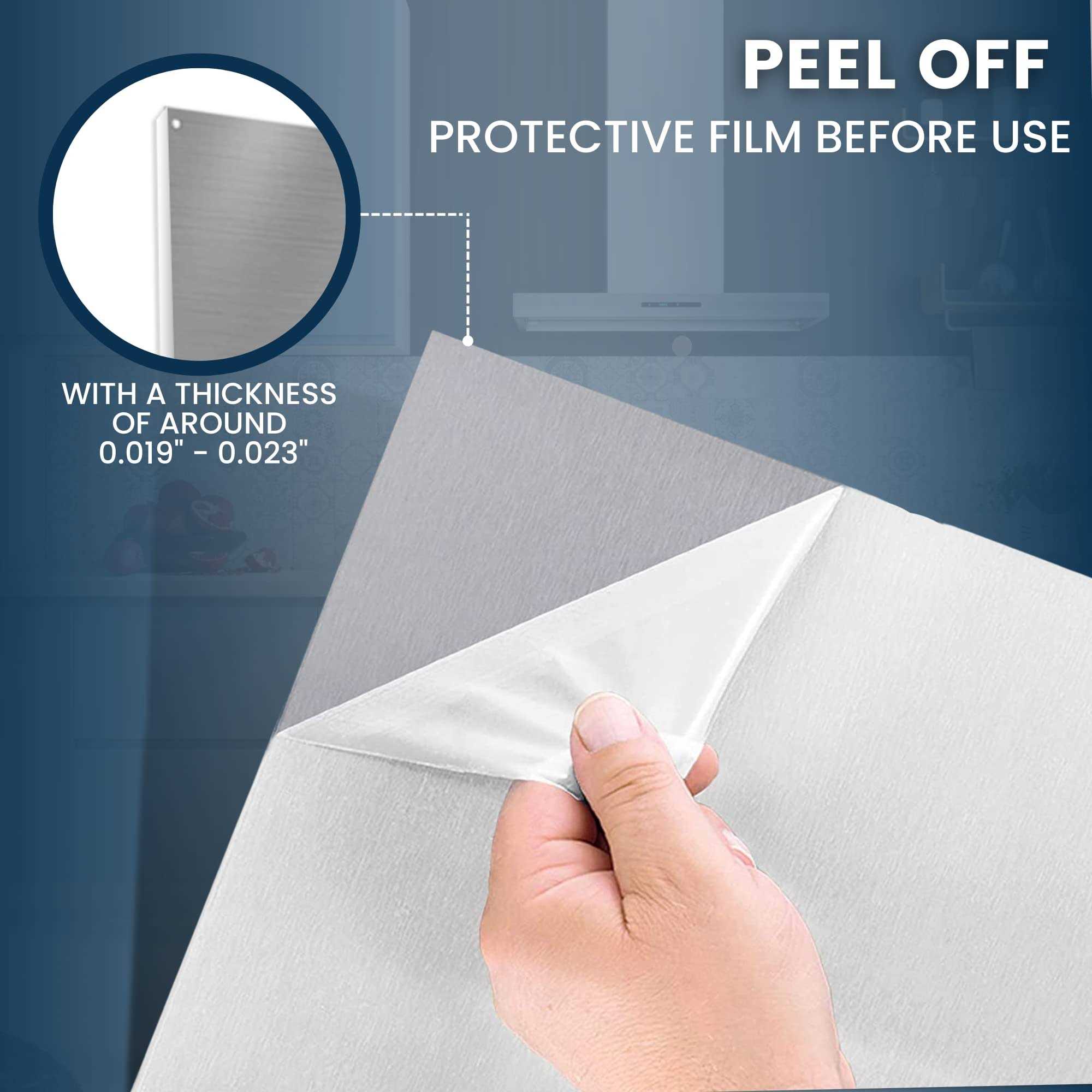 24 x Reversible Metal Backsplash Matching screws Compatible with Broan-NuTone SP3004 - Cheap Fitting