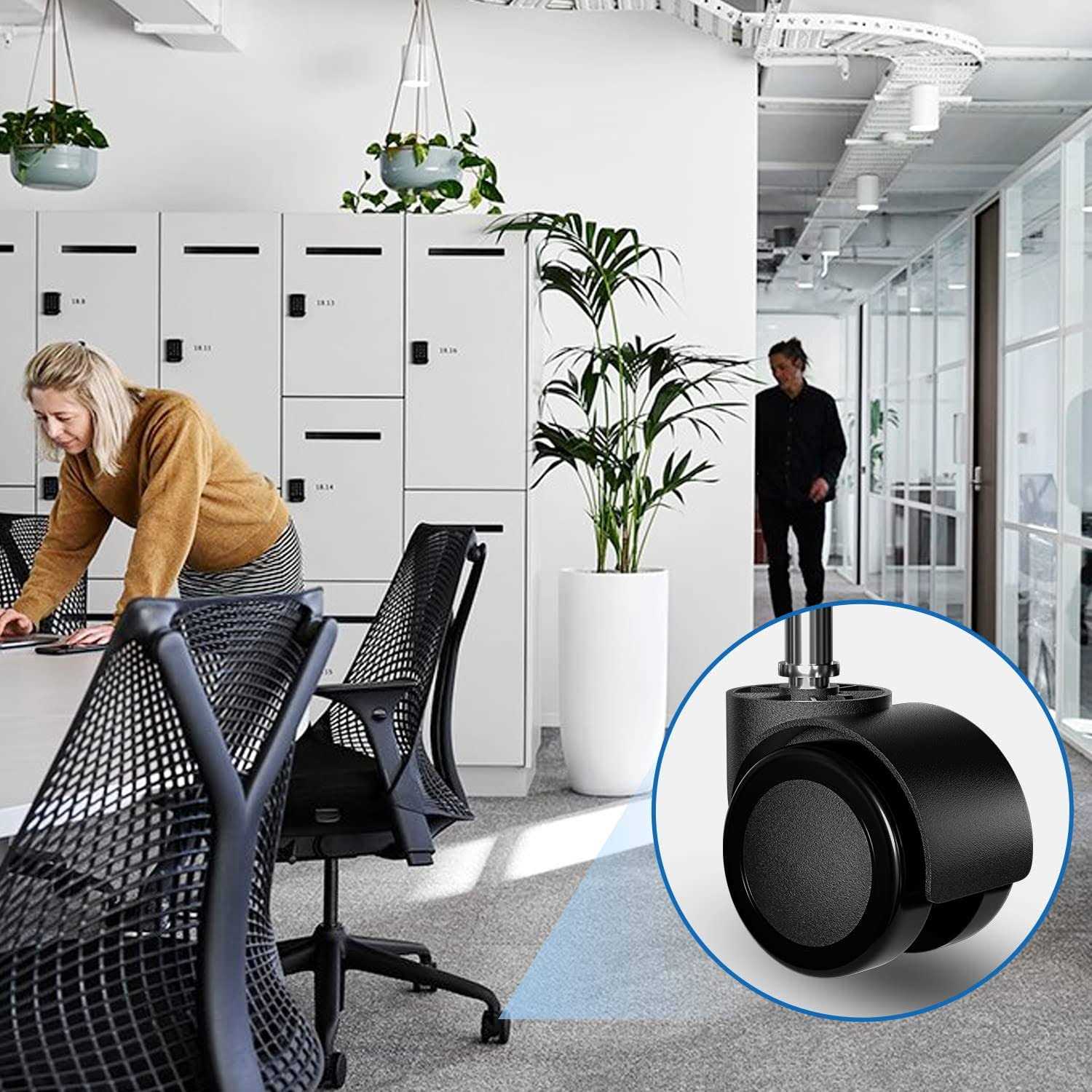 Office Chair Wheels Replacement 5 Pcs 2 Inch Office Chair Casters Heavy Duty - Cheap Fitting