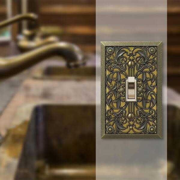 Amerelle 65TAB Filigree Wallplate 1 Toggle - Cheap Fitting