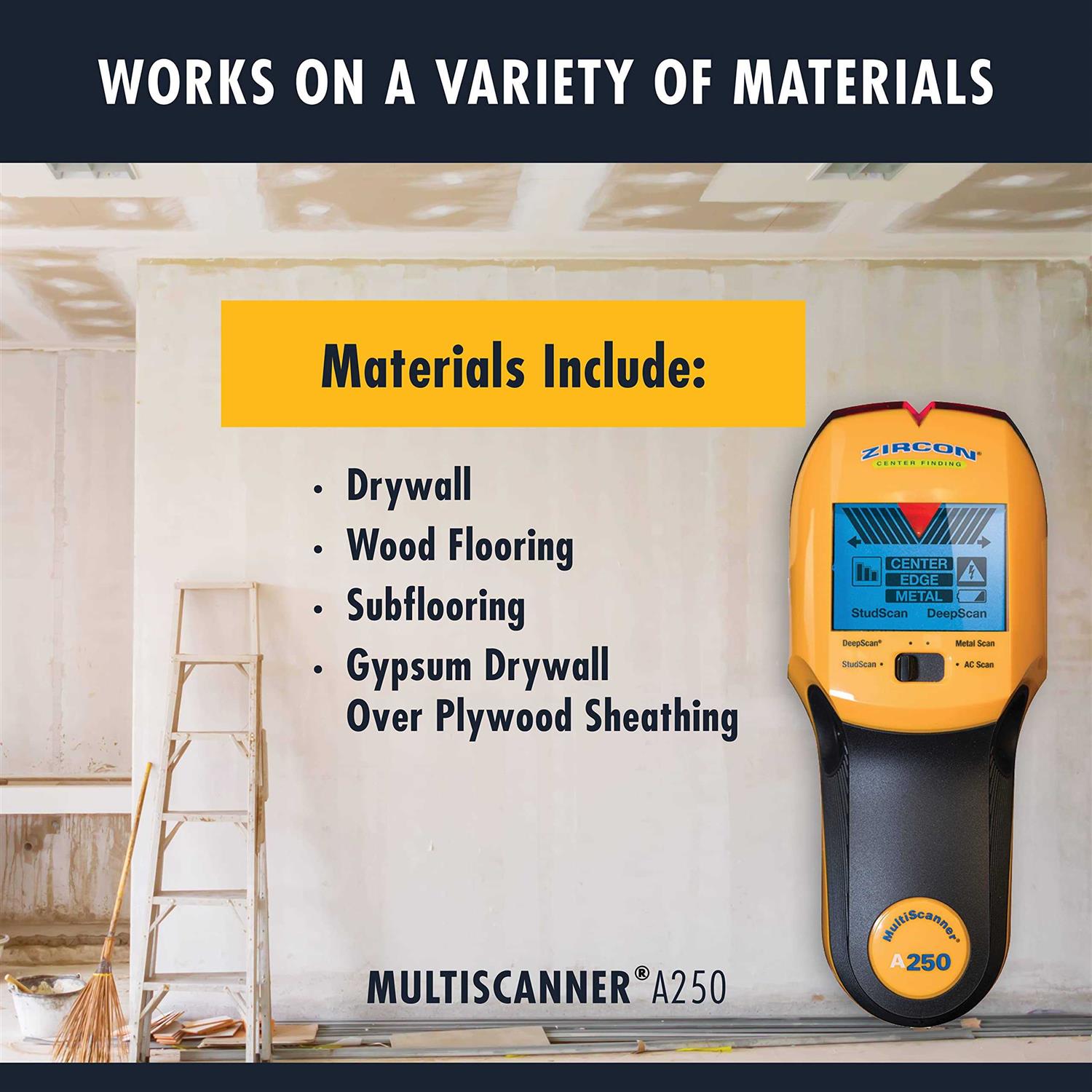 Zircon MultiScanner All-In-One Stud Finder/Metal Detector/Live AC Wire Detection and Scanner - Cheap Fitting