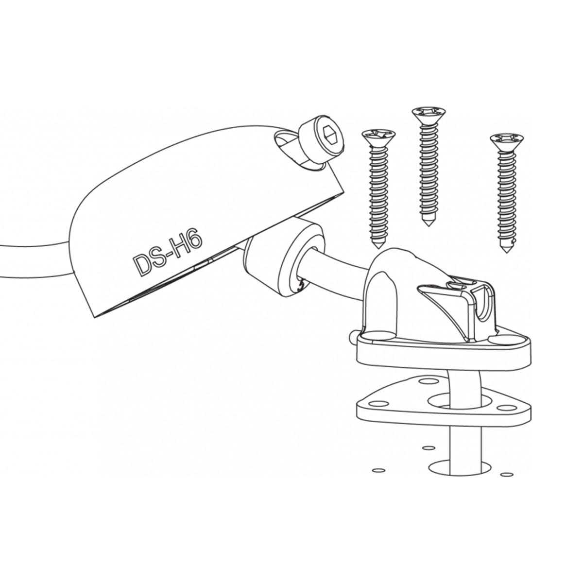 Scanstrut DS-H10-BLK Horizontal Cable Seal - Cheap Fitting