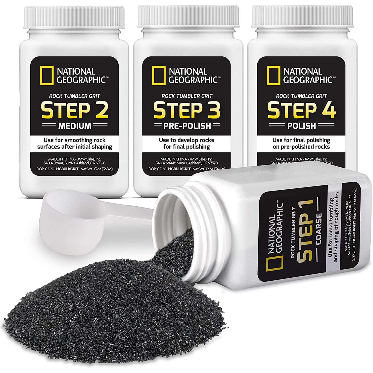 National Geographic Rock Tumbler Media The Ultimate Rock Polishing Supplies Kit - Cheap Fitting